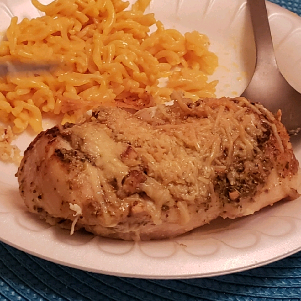 Baked Italian Chicken Breast with Brie 