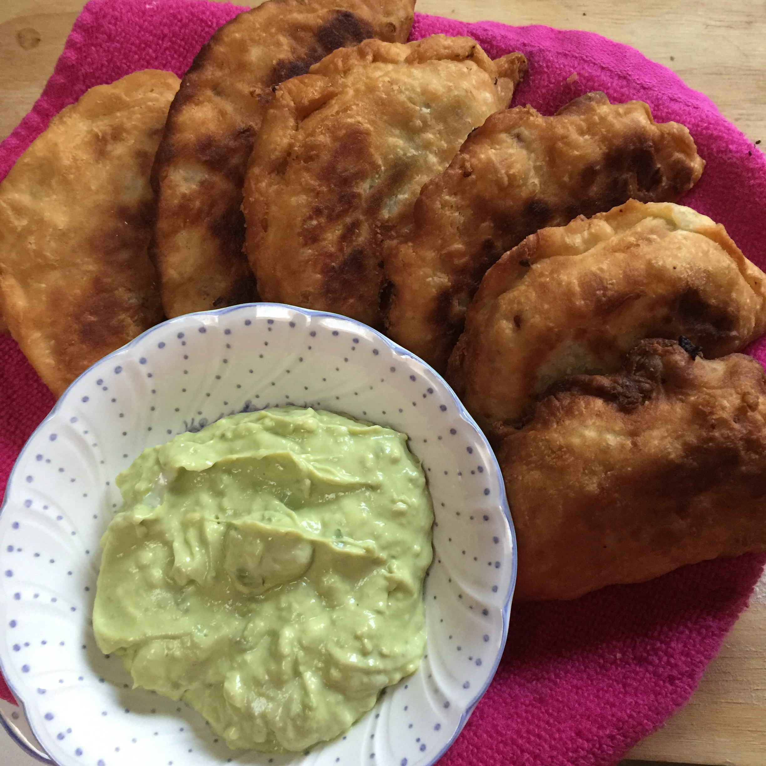 These Filipino empanadas are filled with ground pork, onions, peas, carrots, potato, and raisins. "This pork filling can be made way ahead of time to shorten the preparation time for these Filipino empanadas," says lola. "Use my recipe for empanada dough."
                          