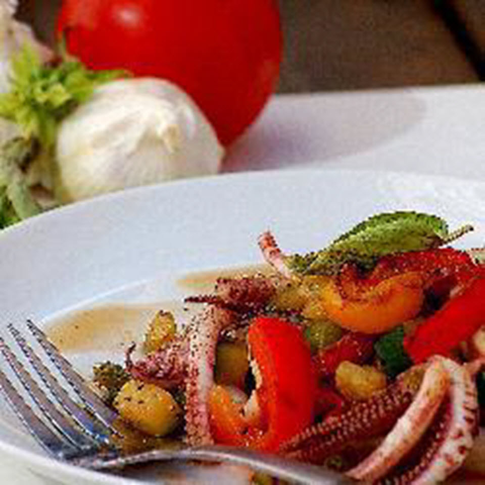 Squid with Mixed Vegetables Natasha Titanov