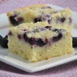 Blueberry Snack Cake 