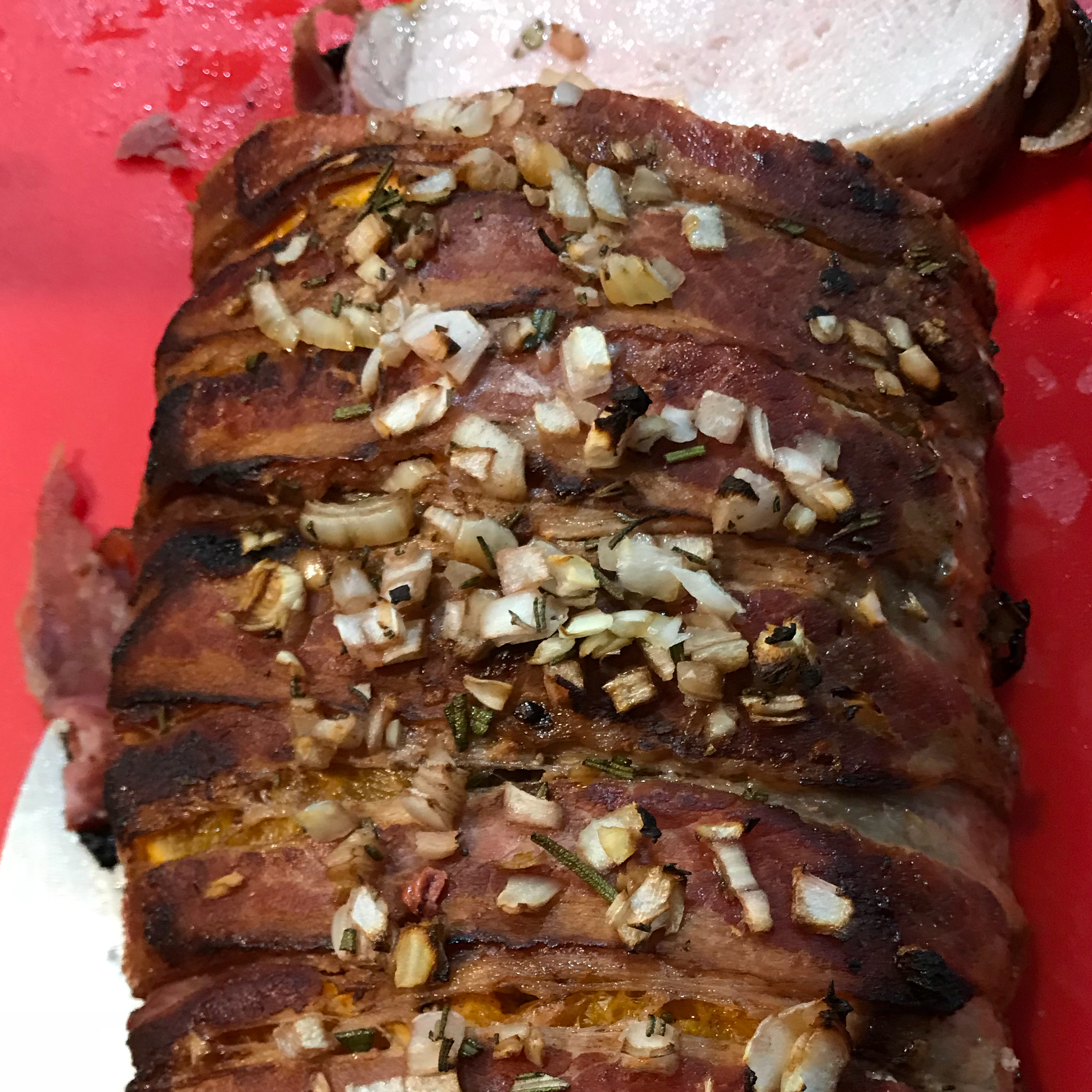 Sweet Bacon Wrapped Pork Loin 