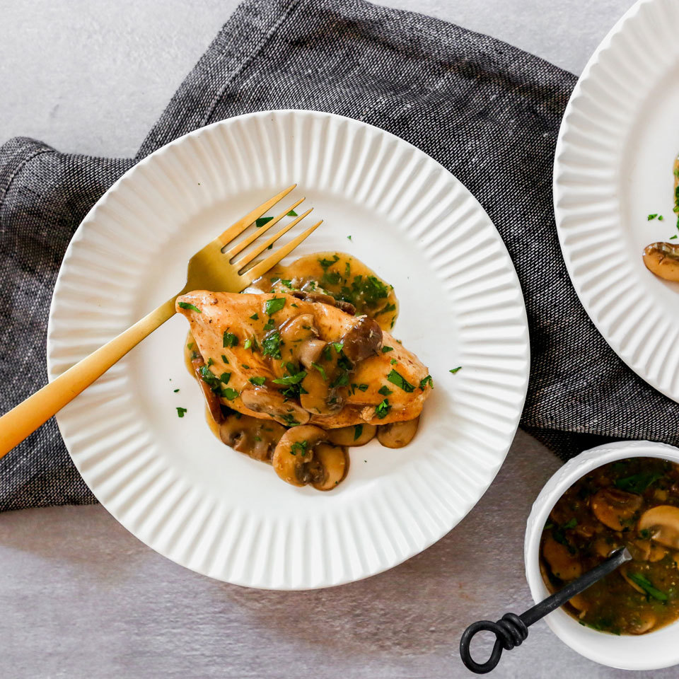 <p>Enjoy classic chicken Marsala on a weeknight with this recipe that comes together fast thanks to the help of a multicooker, like the Instant Pot. Serve over cooked brown rice to sop up any of the extra sauce.</p>
                          