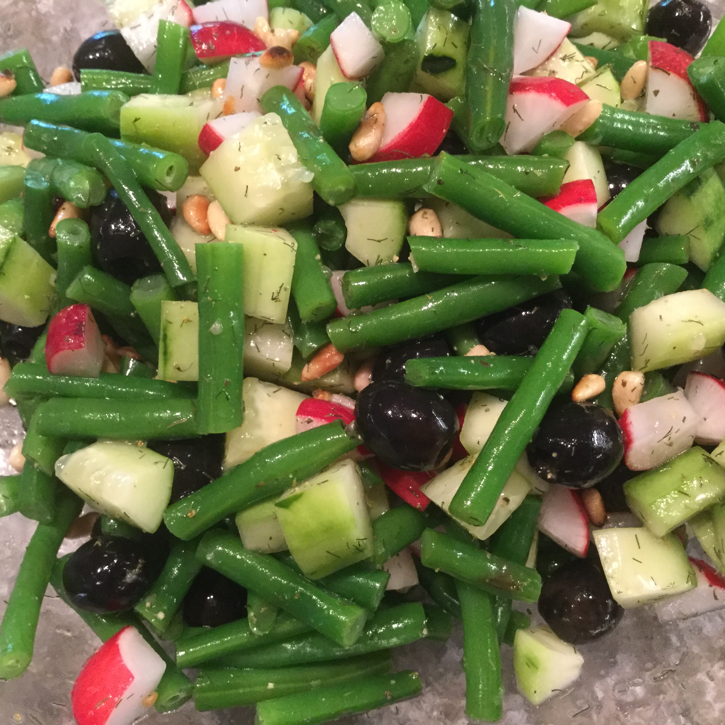 Fresh Green Bean Salad Elle