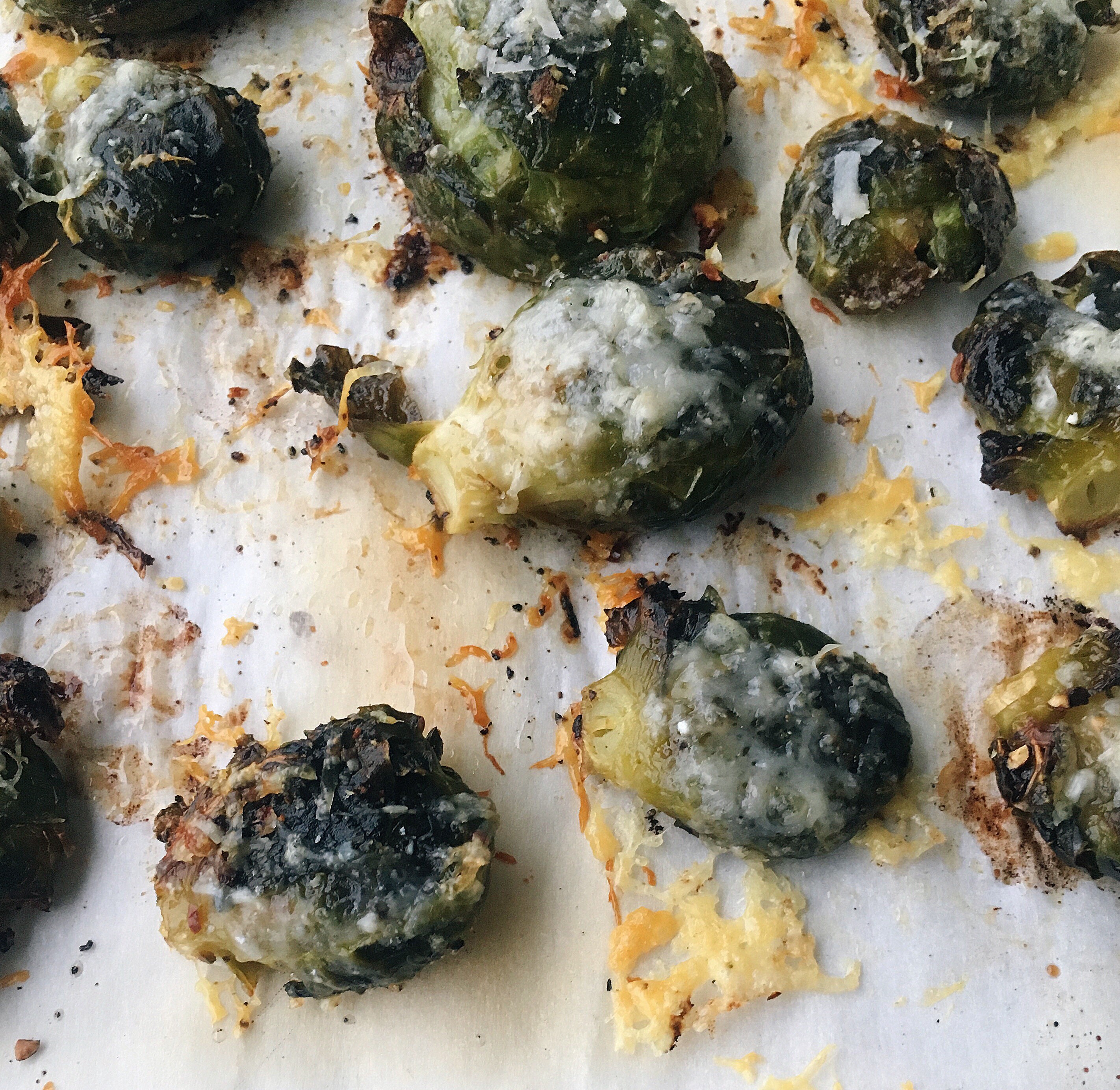 Smashed Brussels Sprouts 