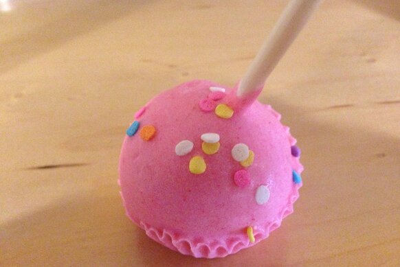 Lemon Cake Pops from Scratch Anonymous