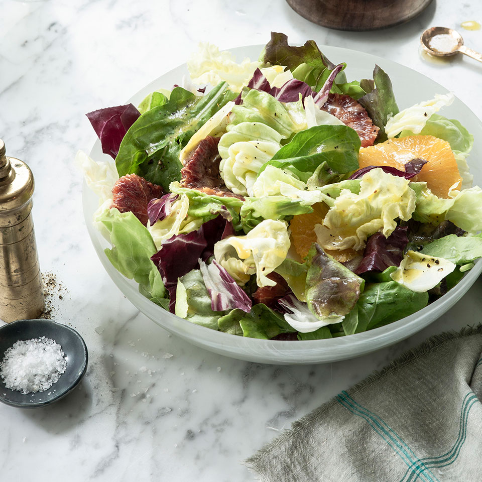 Mixed Greens Salad with Blood Oranges
