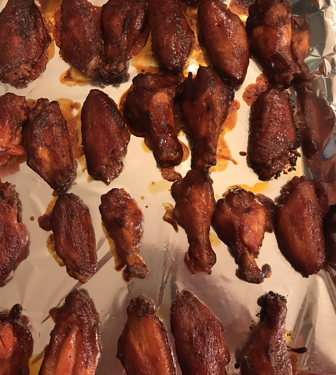 Smoked Spicy Chicken Wings 