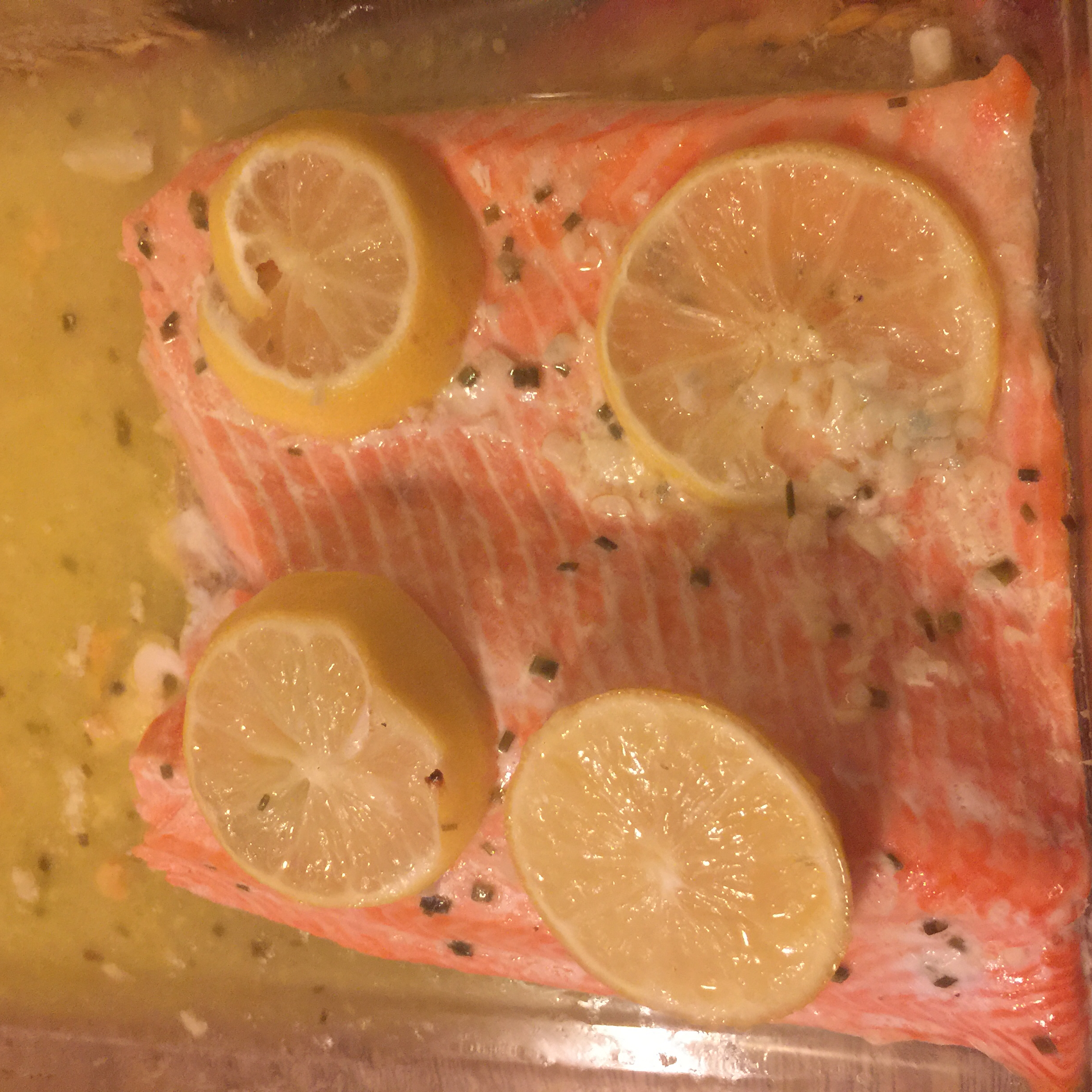 Garlic Lemon Butter Salmon 