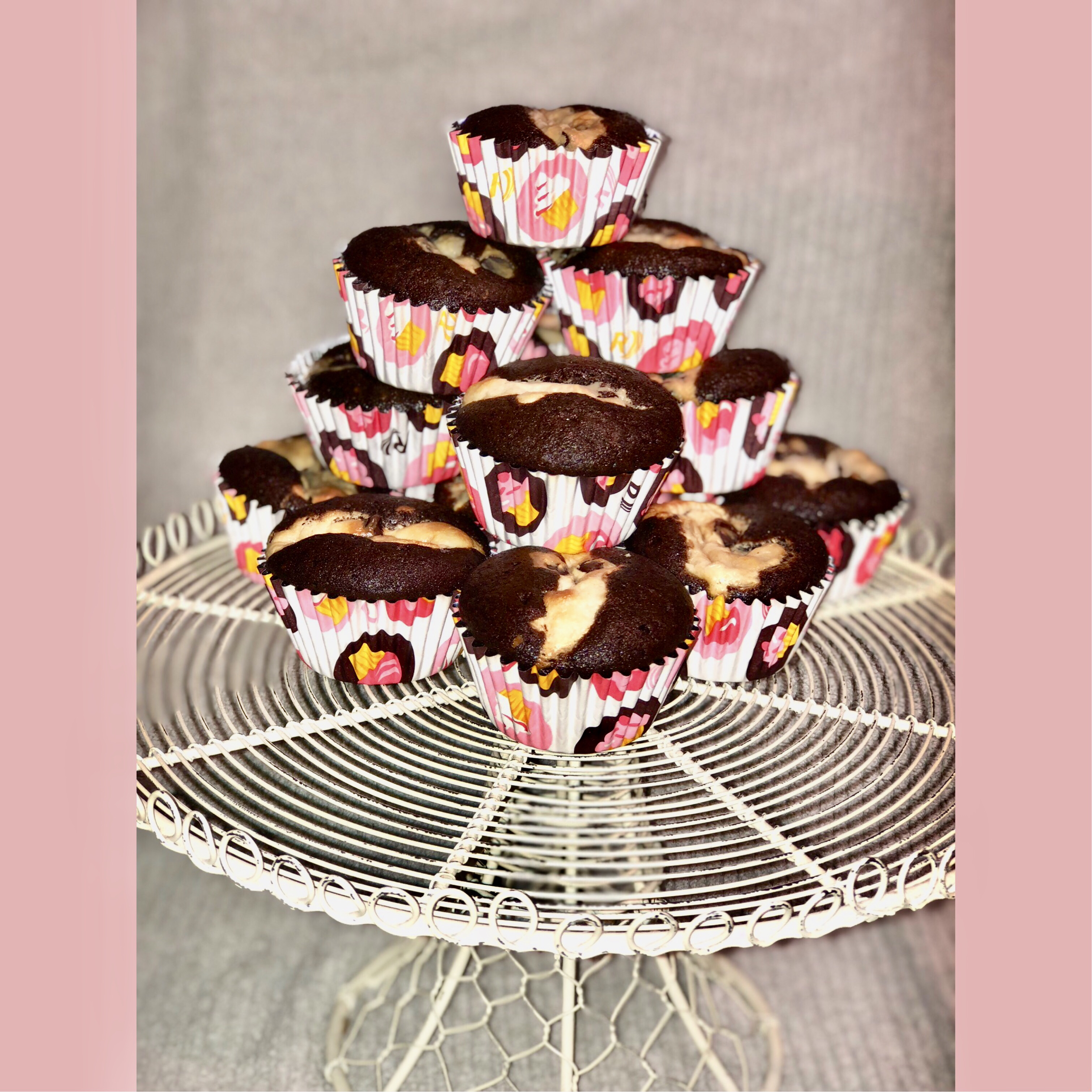 Grandma Gudgel's Black Bottom Cupcakes hailere