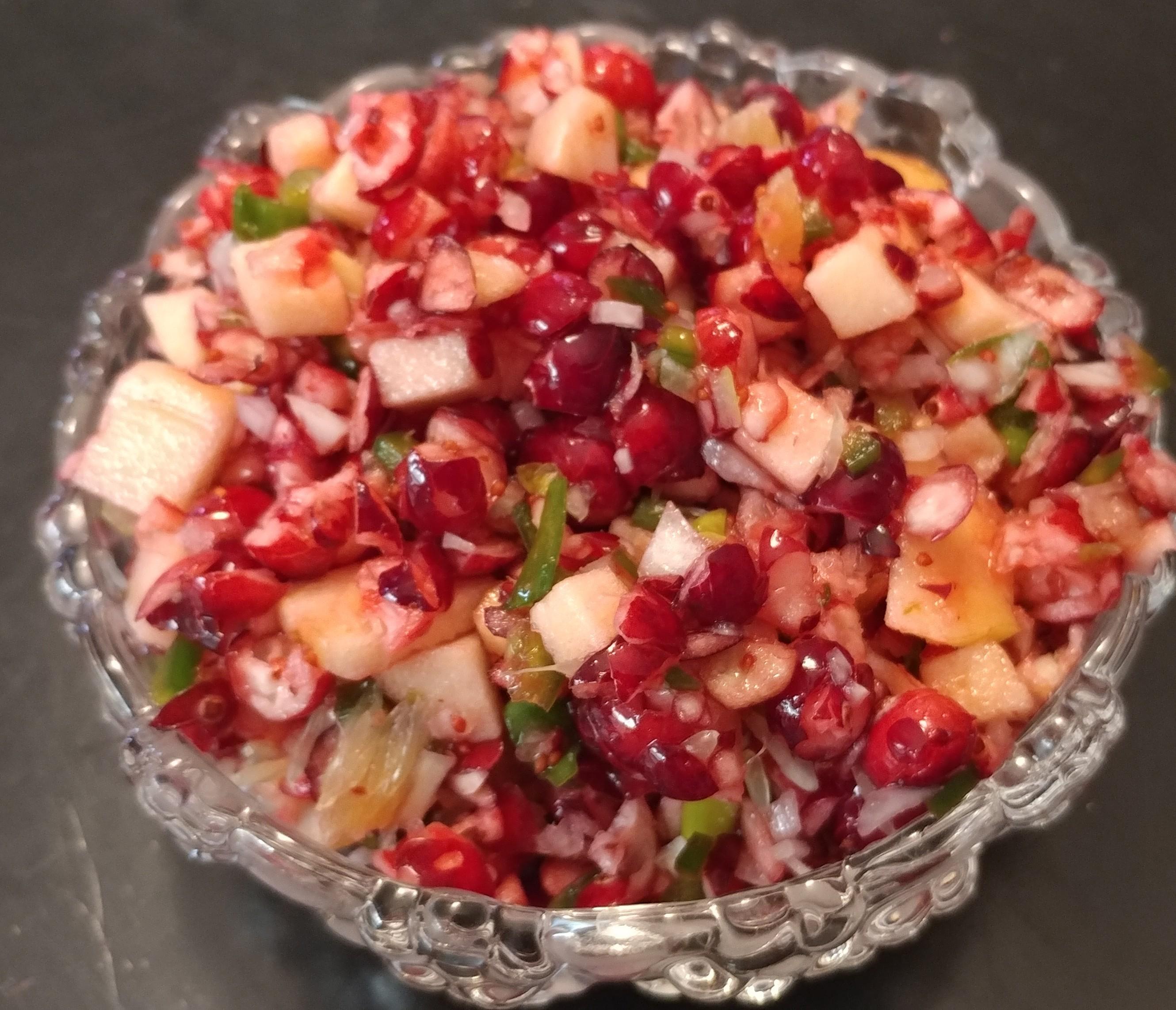 Spicy Cranberry Salsa 