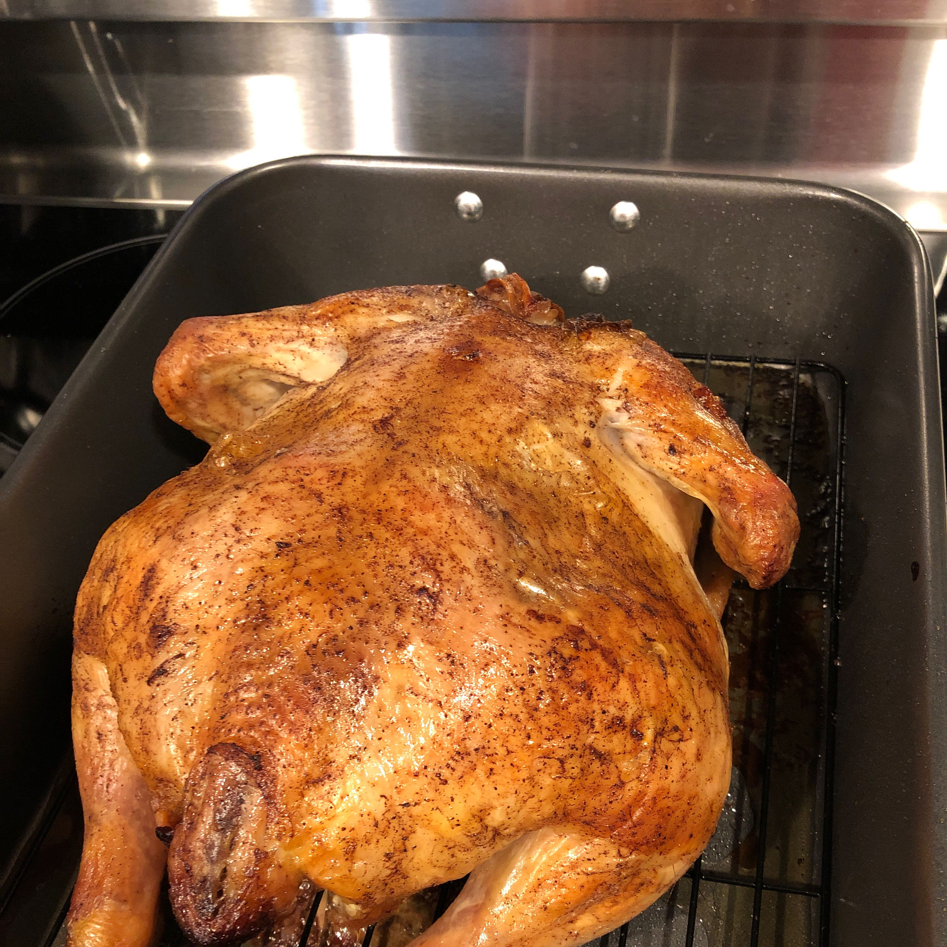 Simple Whole Roasted Chicken 