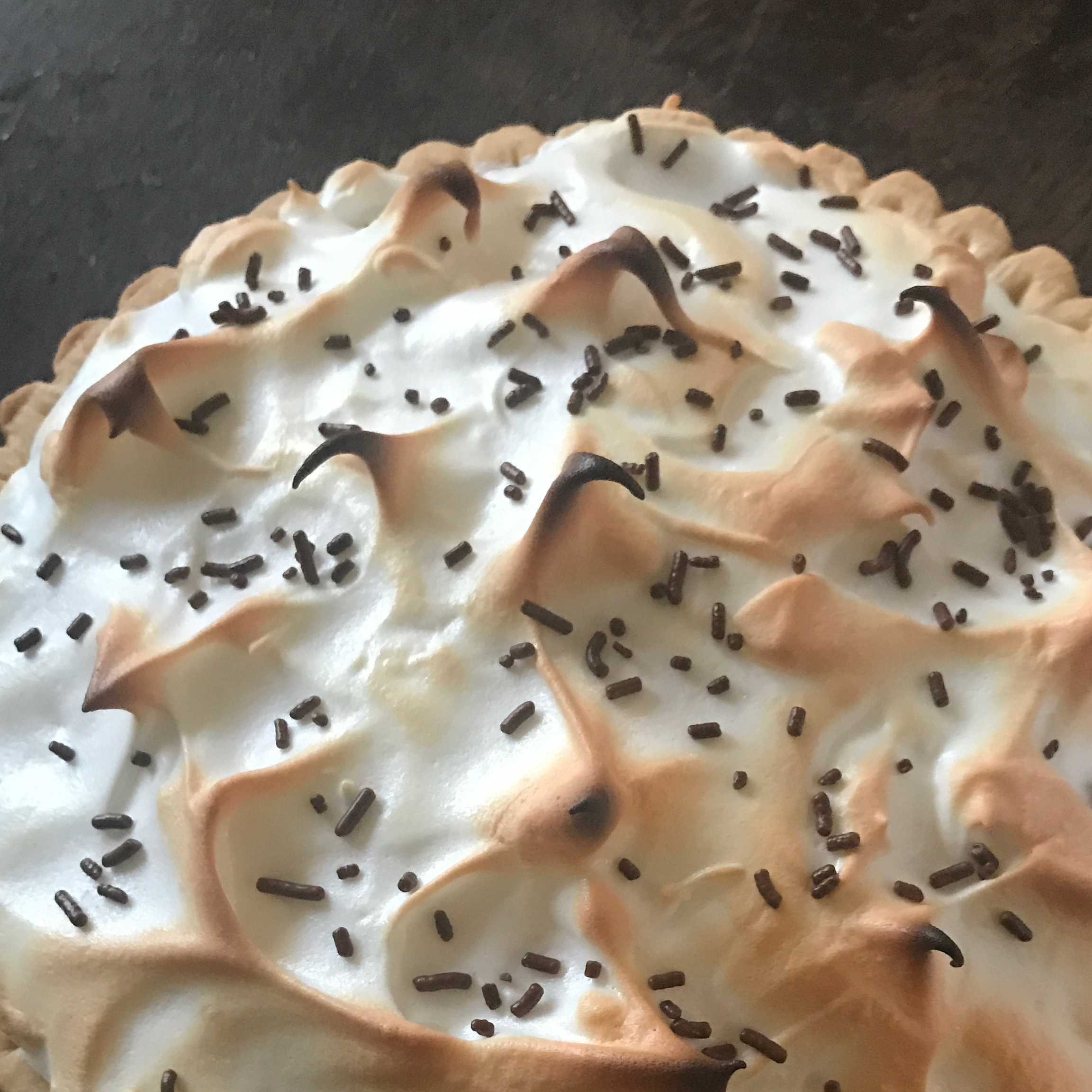 Mom's Chocolate Meringue Pie 
