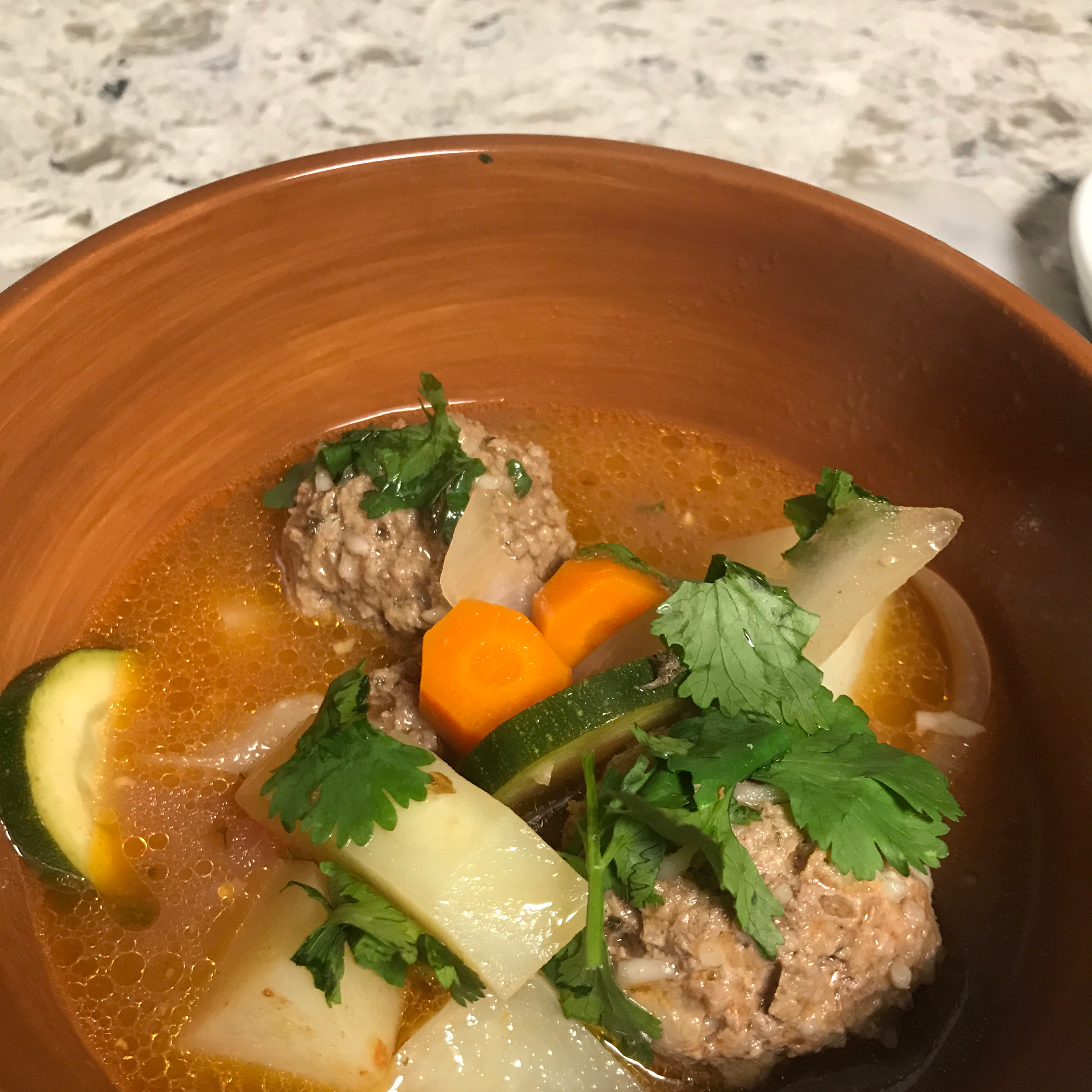 Mama's Old-Fashioned Albondigas (Meatball Soup) 