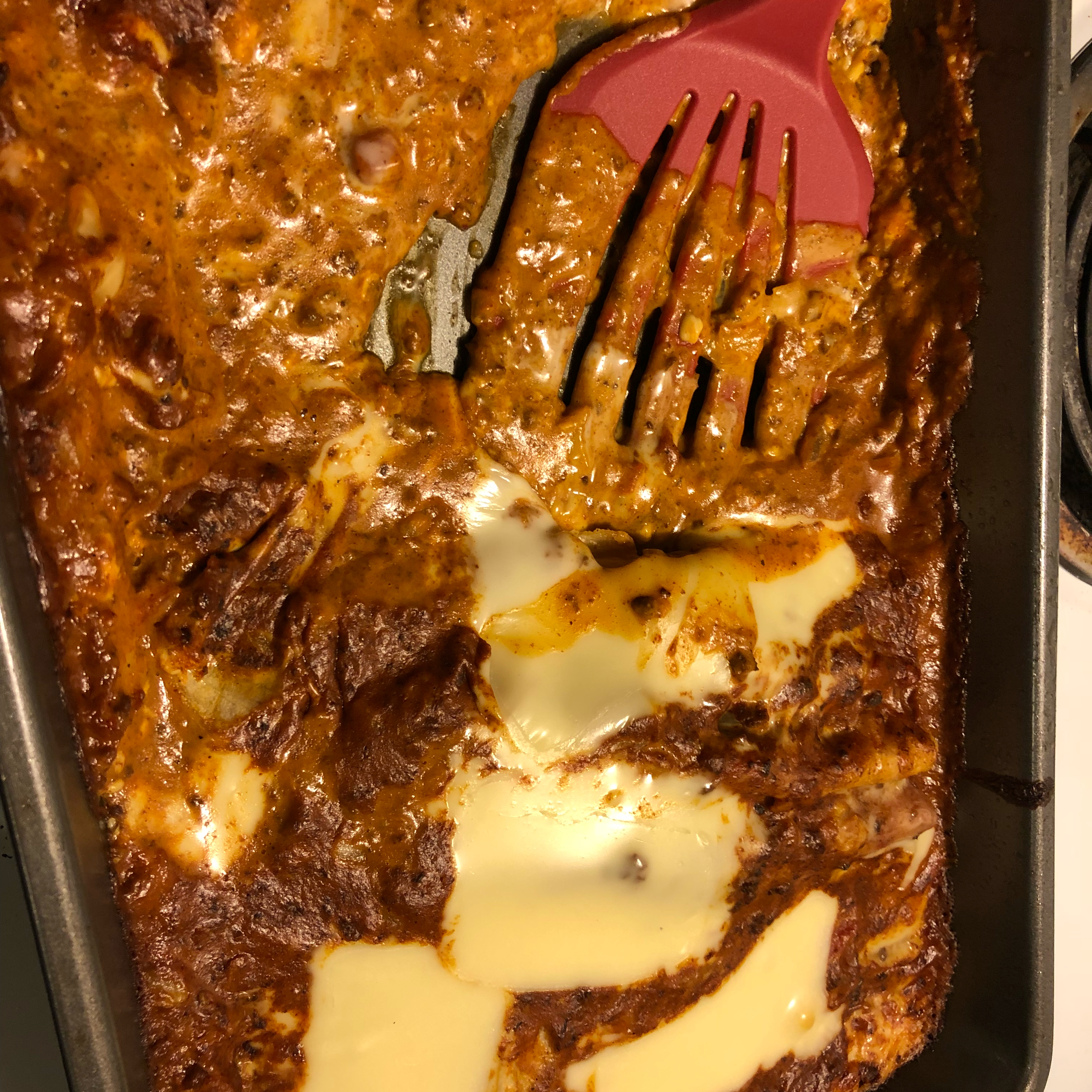 Cheesy Chili Enchiladas 