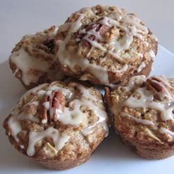 Maple-Drizzled Apple Muffins 