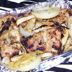 Grilled Caribbean Chicken Breasts 