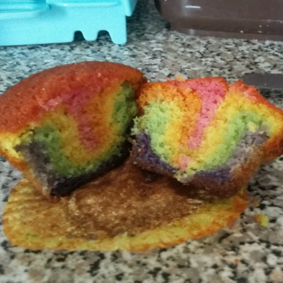 Rainbow Cupcakes 