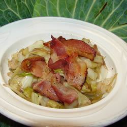 Wilted Cabbage Salad with Bacon