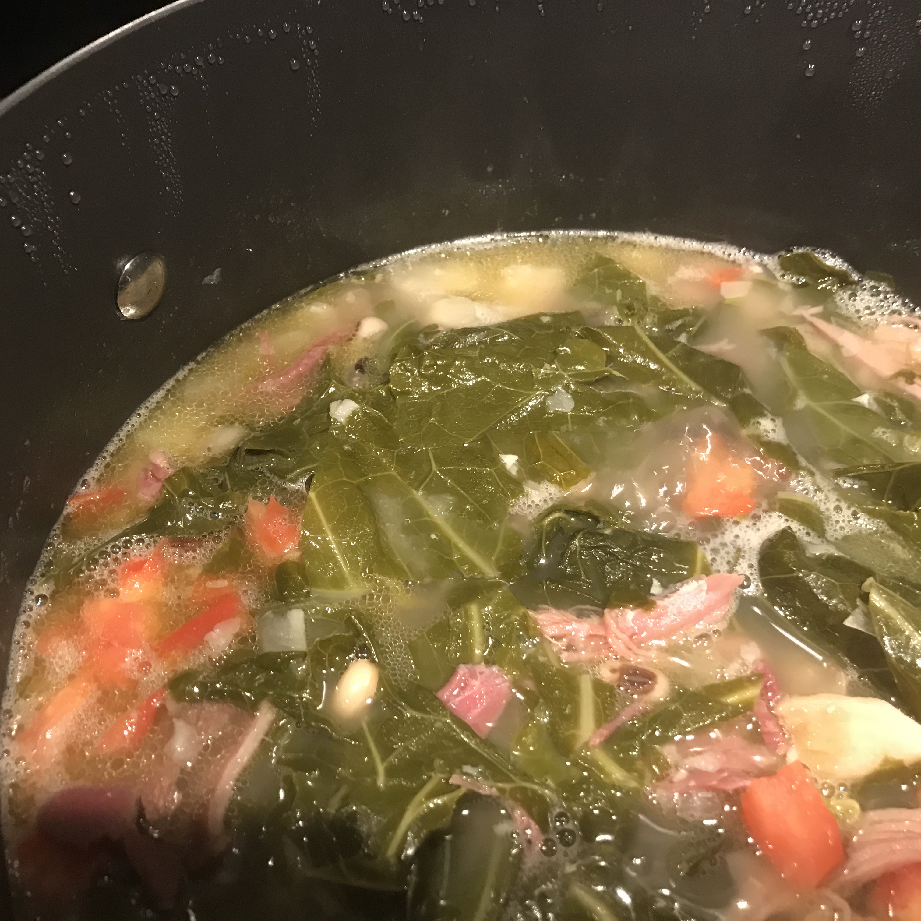 Black-Eyed Peas With Collard Greens and Turnips Dianne