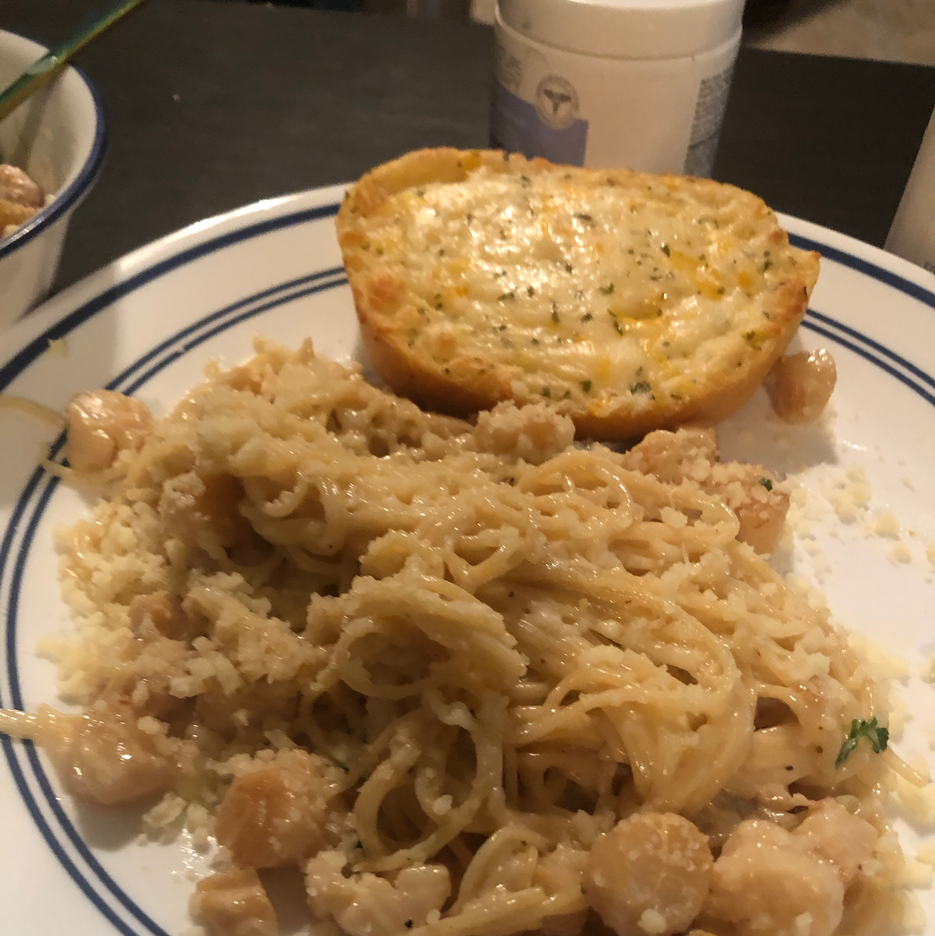 Creamy Bay Scallop Spaghetti 