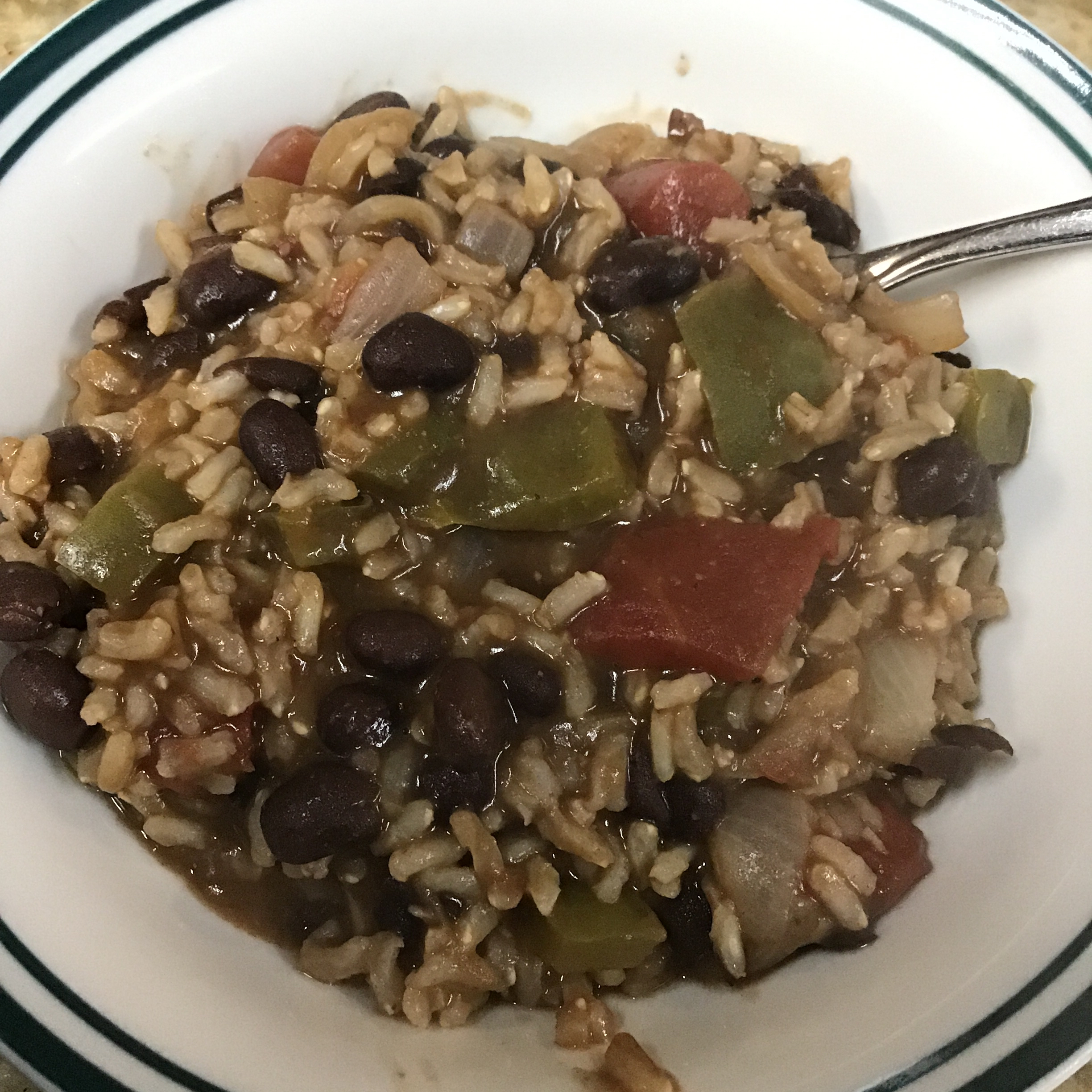 Quick and Easy Black Beans and Rice 