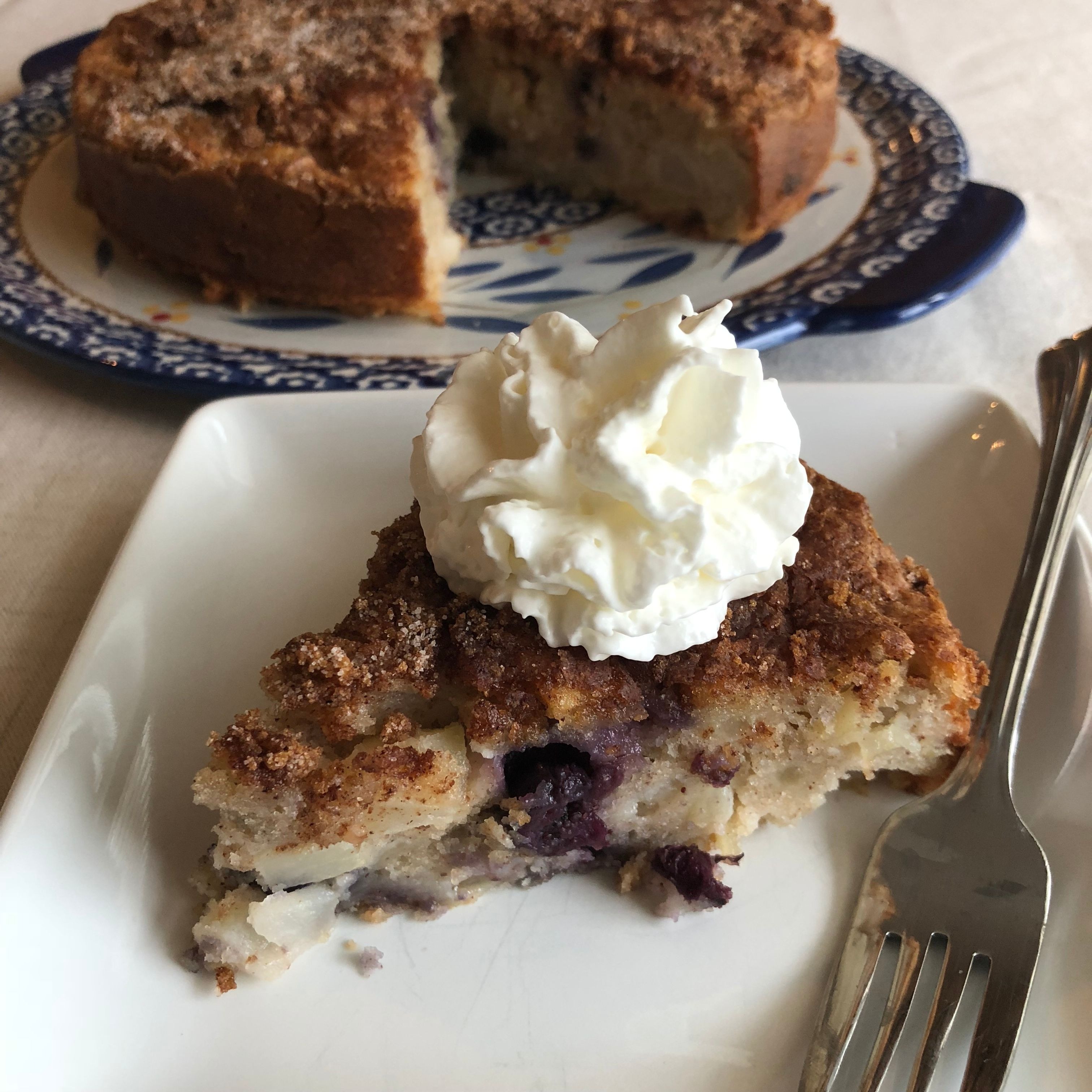 Pear and Blueberry Cake