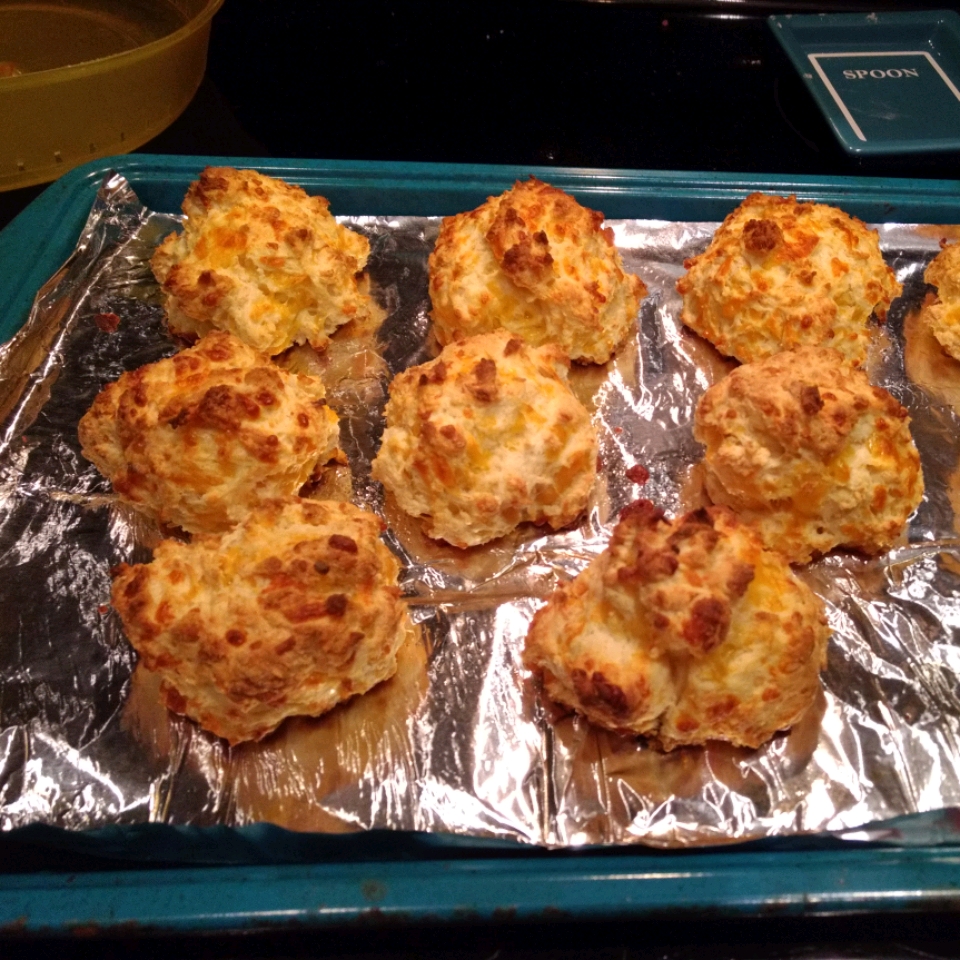 Cheddar Onion Drop Biscuits 
