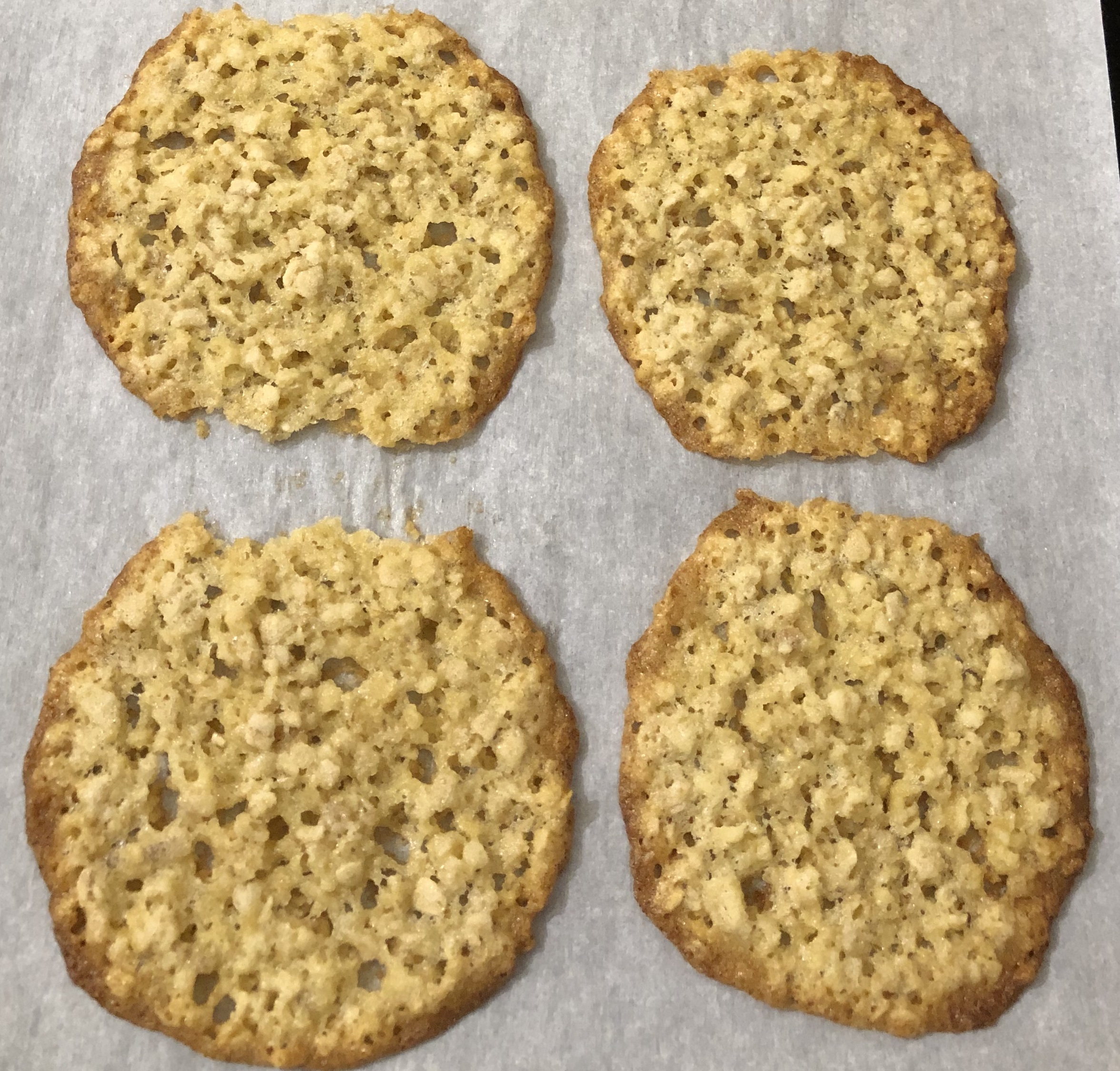Lacy Oatmeal Cookies 