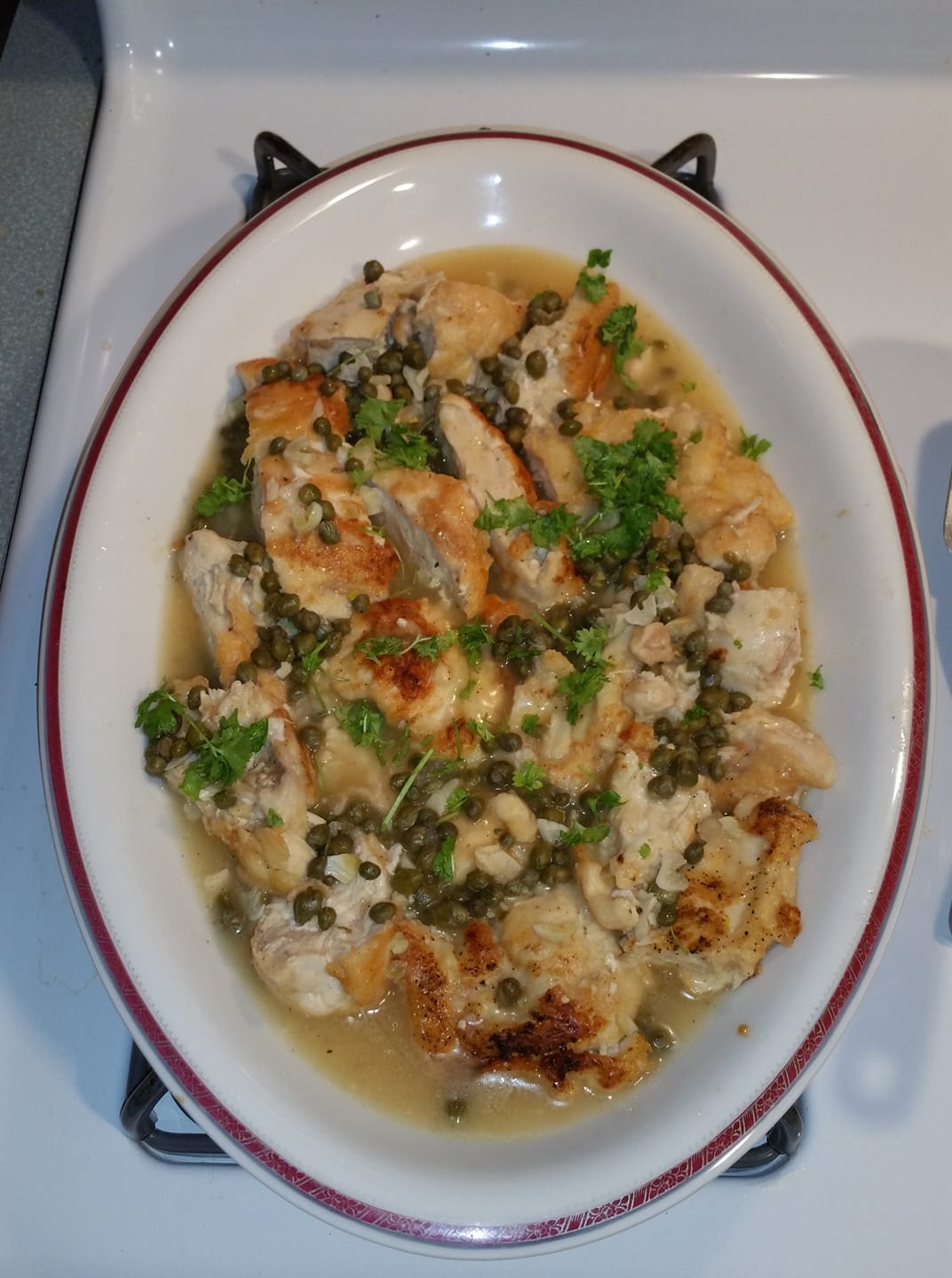 Chicken Piccata with Capers 