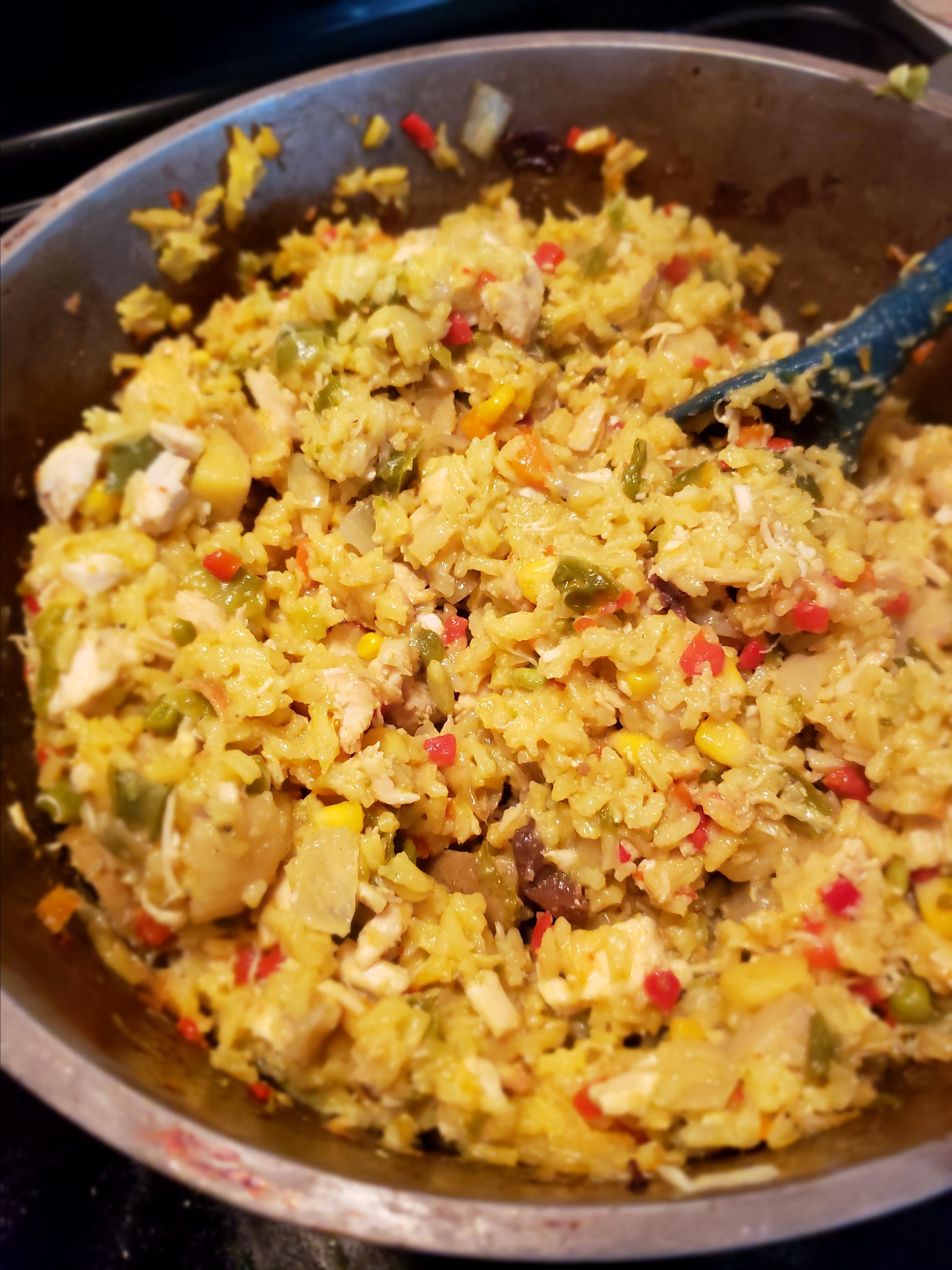Awesome Chicken and Yellow Rice Casserole