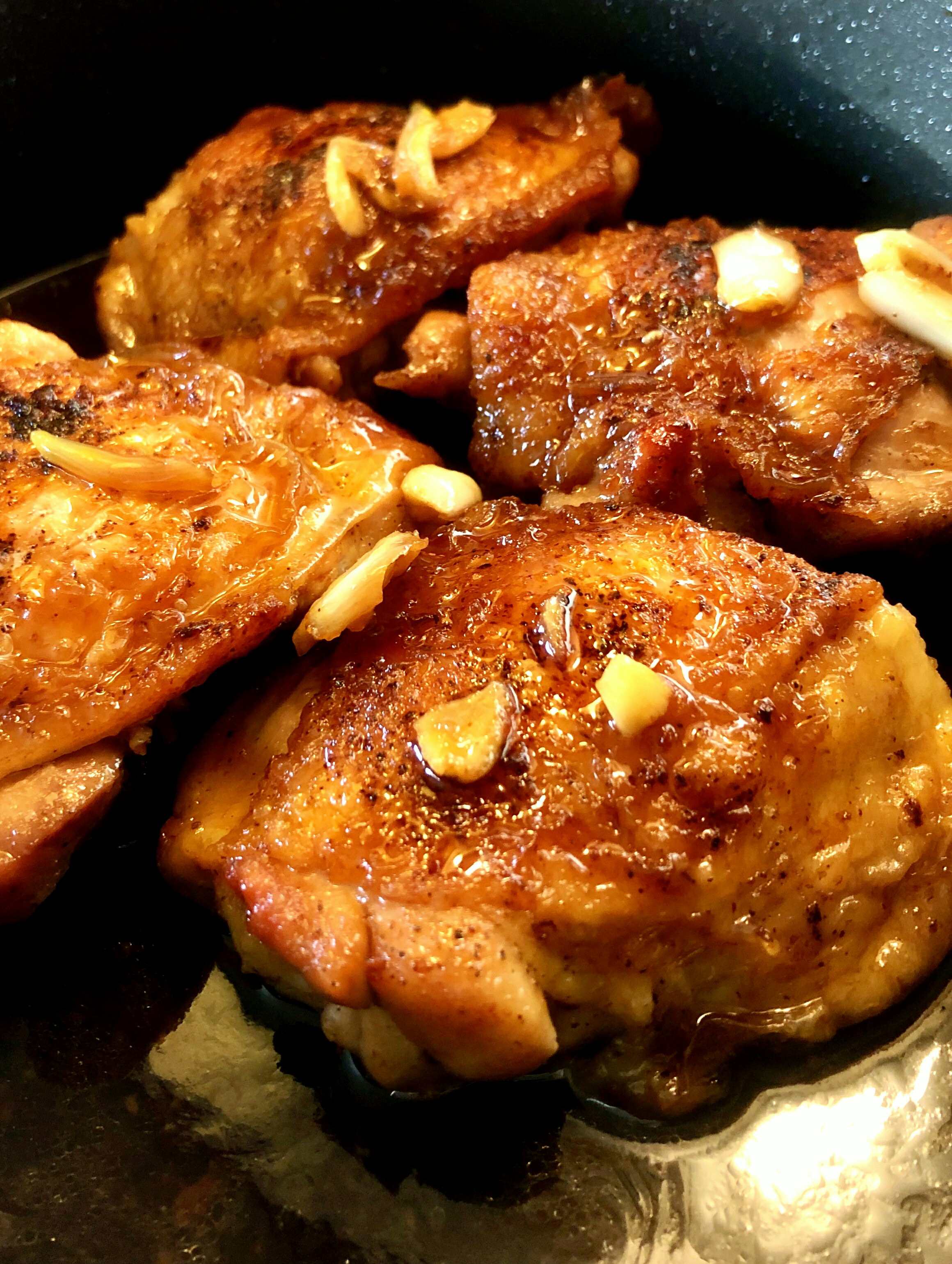 Honey-Garlic Chicken Thighs