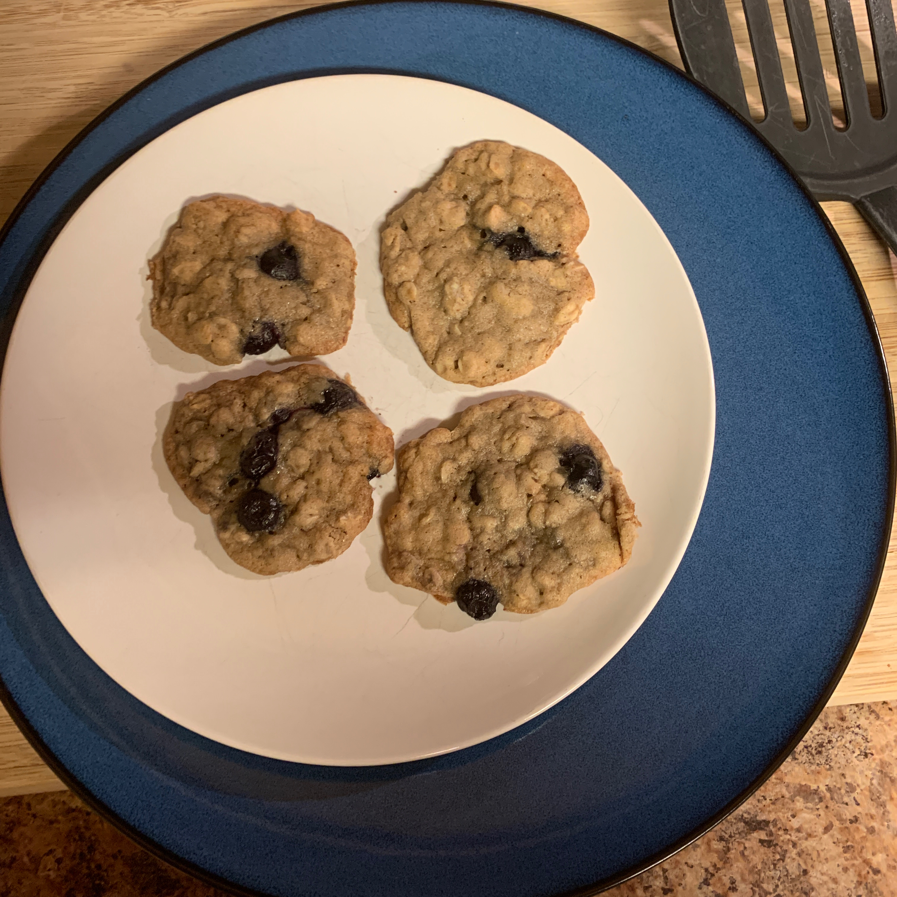 Blueberry Oatmeal Cookies Kristina Schmidt