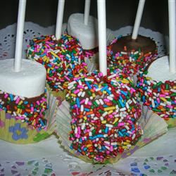 Chocolate Covered Marshmallows 
