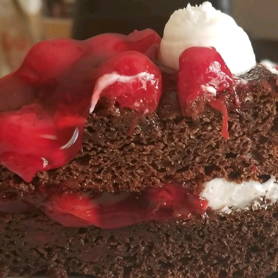 Chocolate Cherry Cake I Basia Anderson