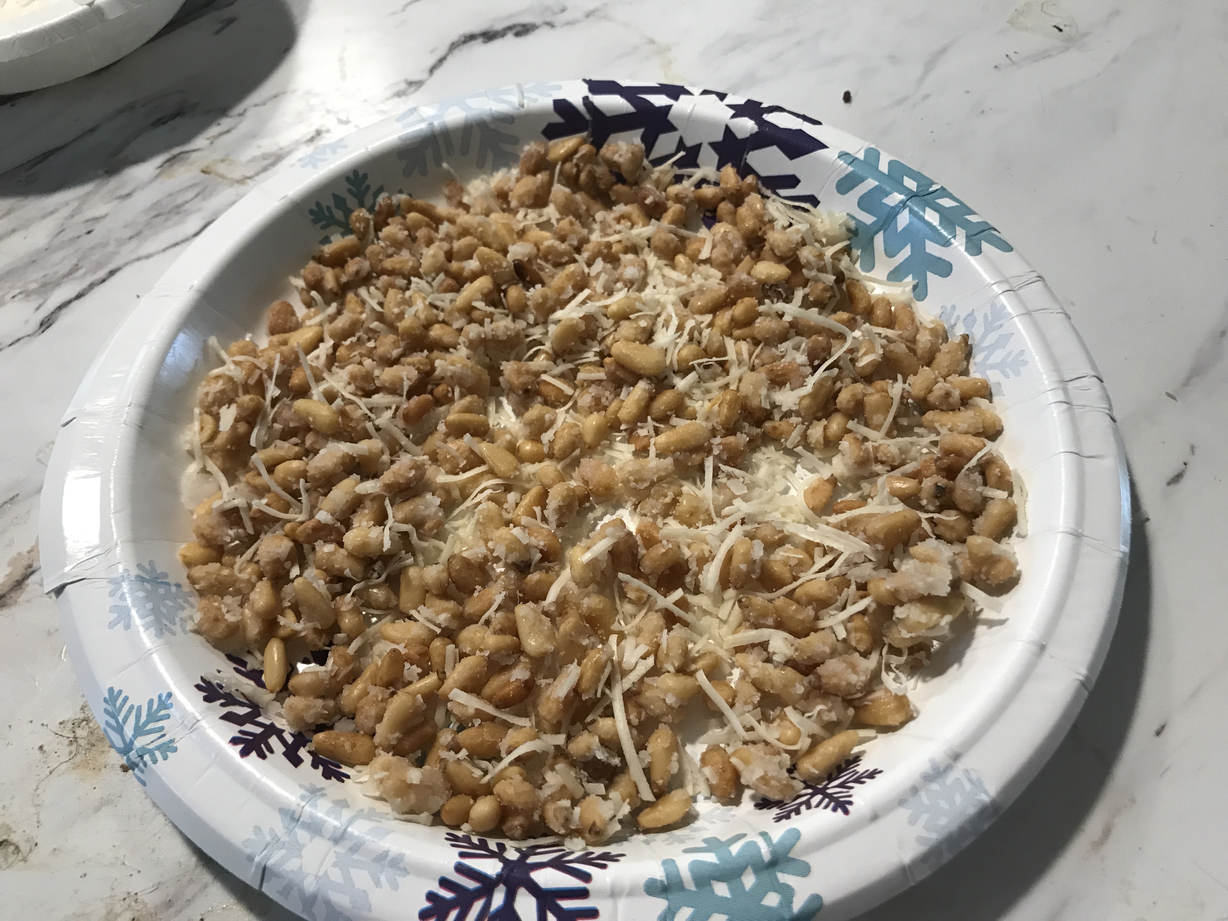 Parmesan Encrusted Pine Nuts 