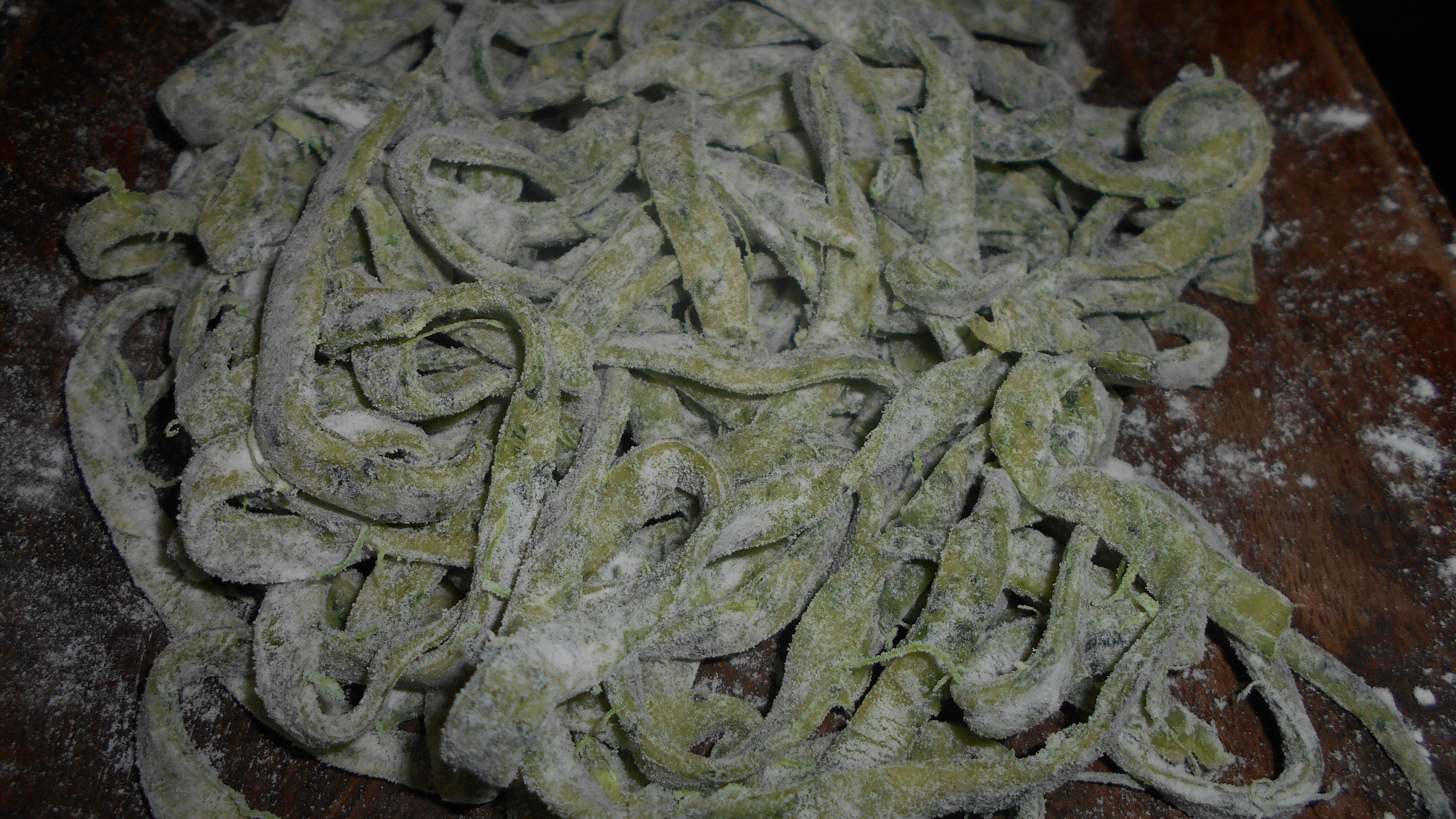 Homemade Spinach Pasta 