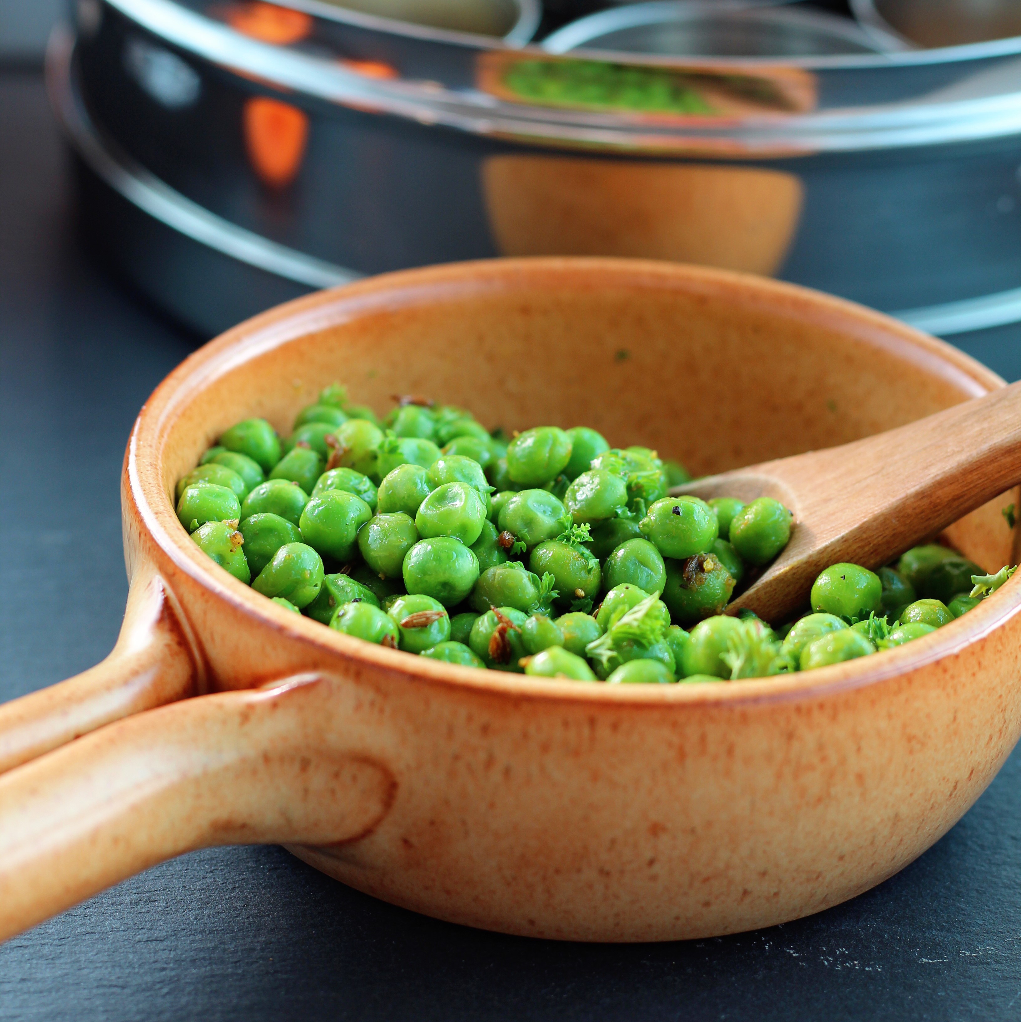Quick and Savory Indian Peas 