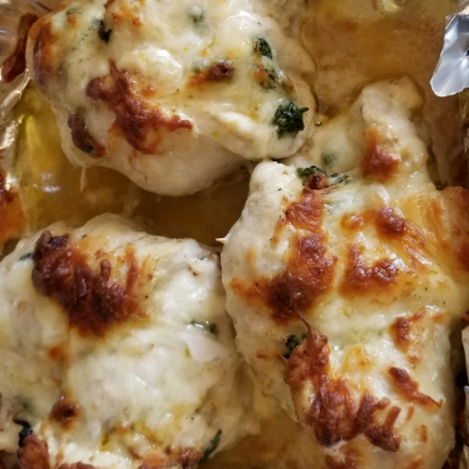 Chicken Thighs Stuffed with Spinach and Sun-Dried Tomatoes Kristin Grundy