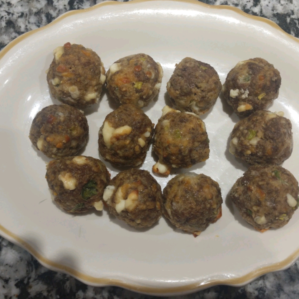 Blue Cheese and Beef Meatballs 