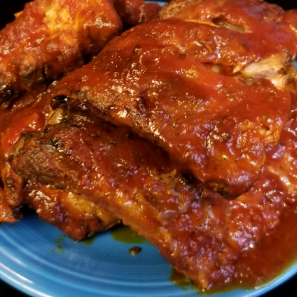 Slow-Cooker Barbecue Ribs 