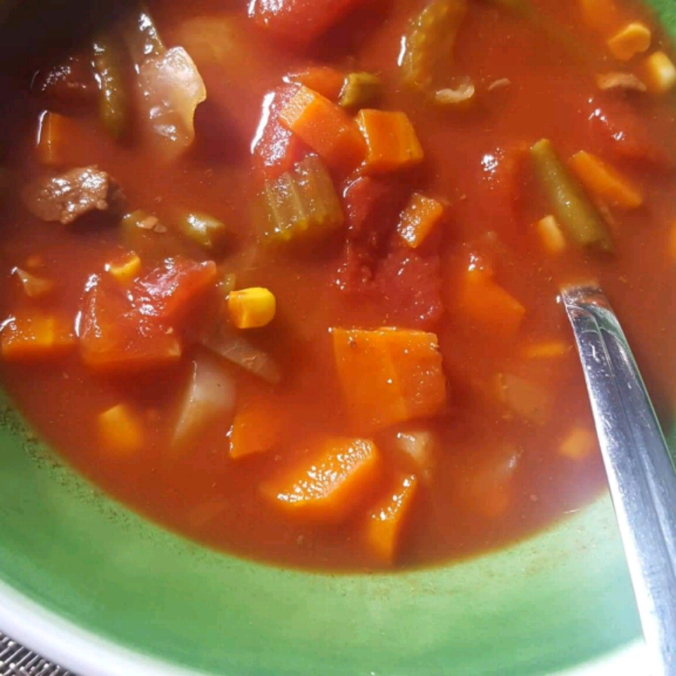 Homemade Vegetable Beef Soup Peggy Thebeau