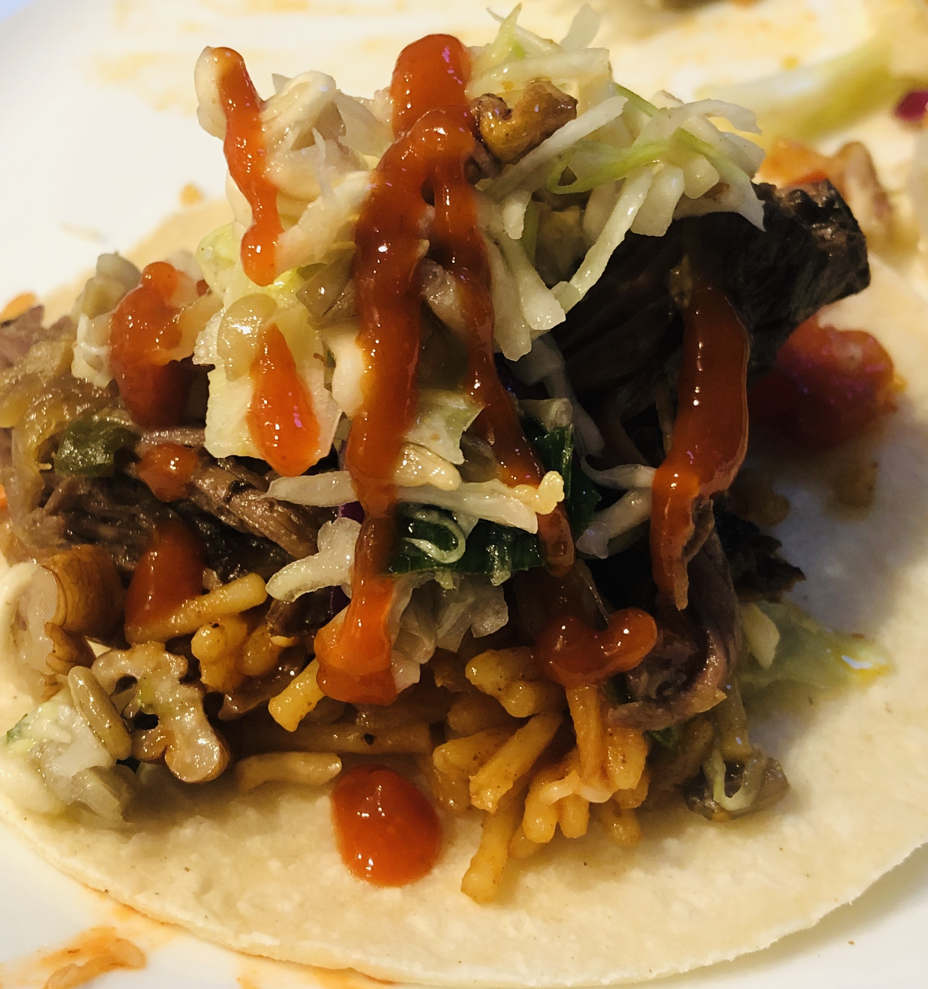 Simple Slow-Cooked Korean Beef Soft Tacos 