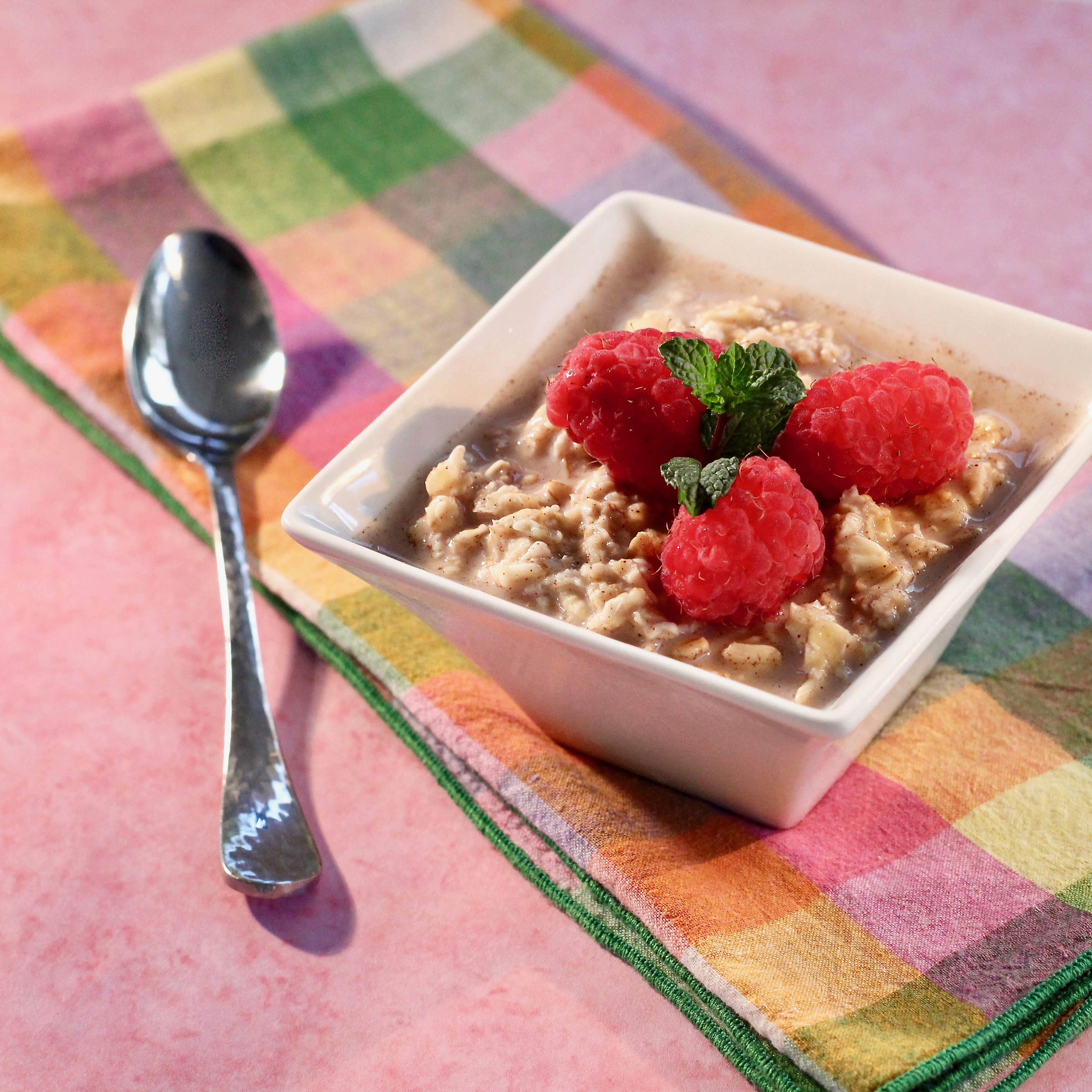 Overnight Oatmeal  taking into consideration  lighthearted Raspberries