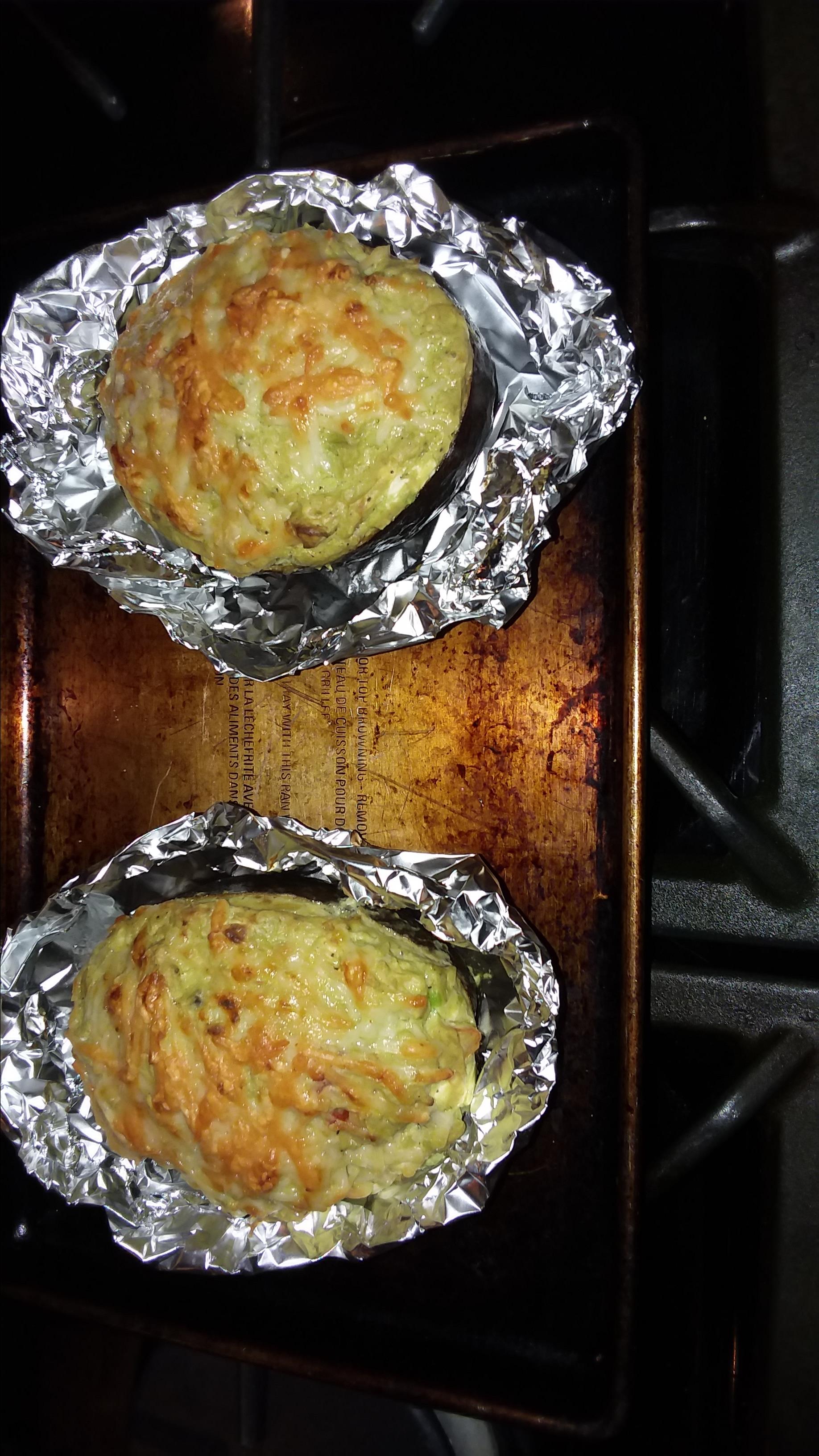 Chicken Stuffed Baked Avocados 