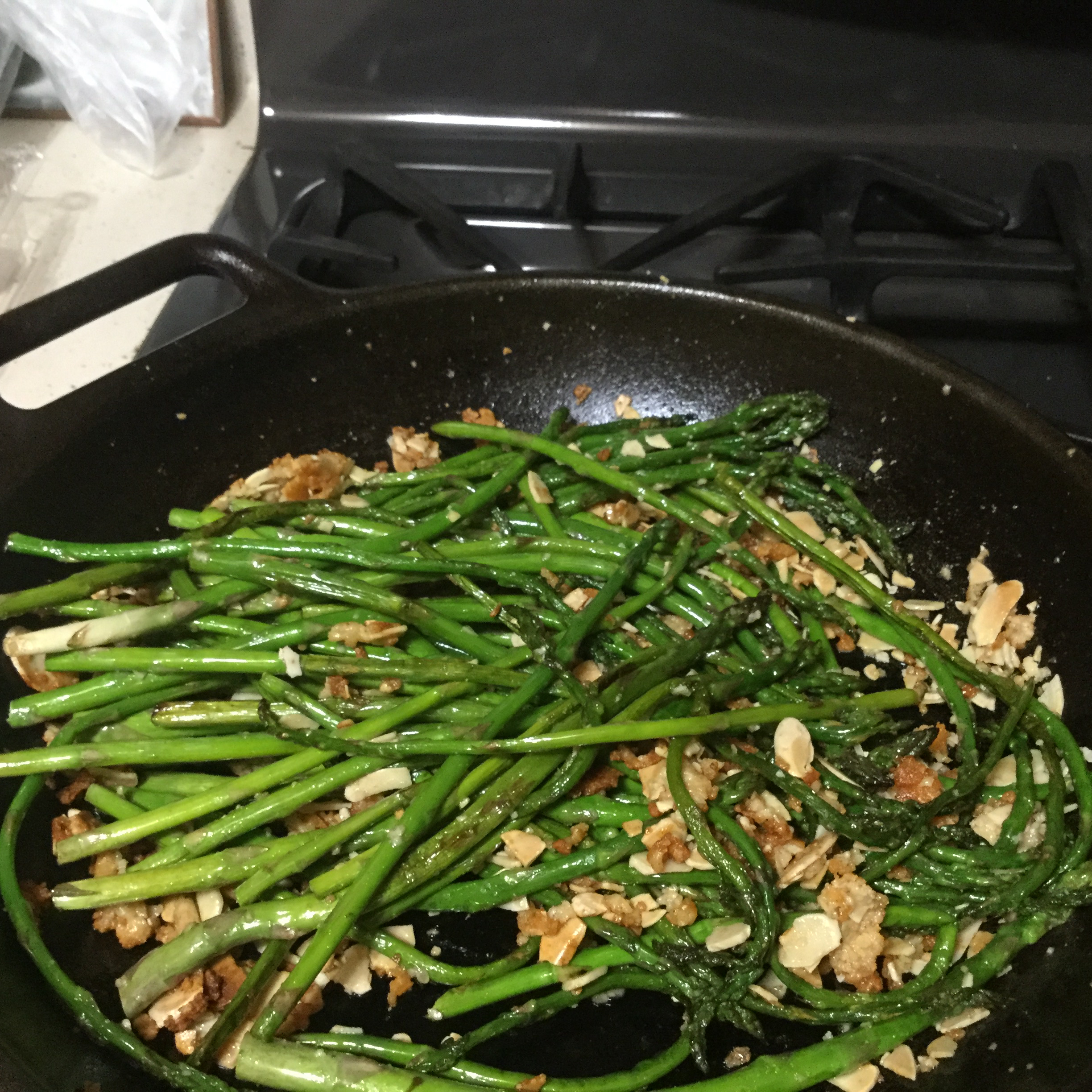 Asparagus with Sliced Almonds and Parmesan Cheese Jennifer Jenkins