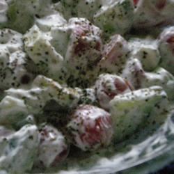Creamy Cucumber Salad smitty