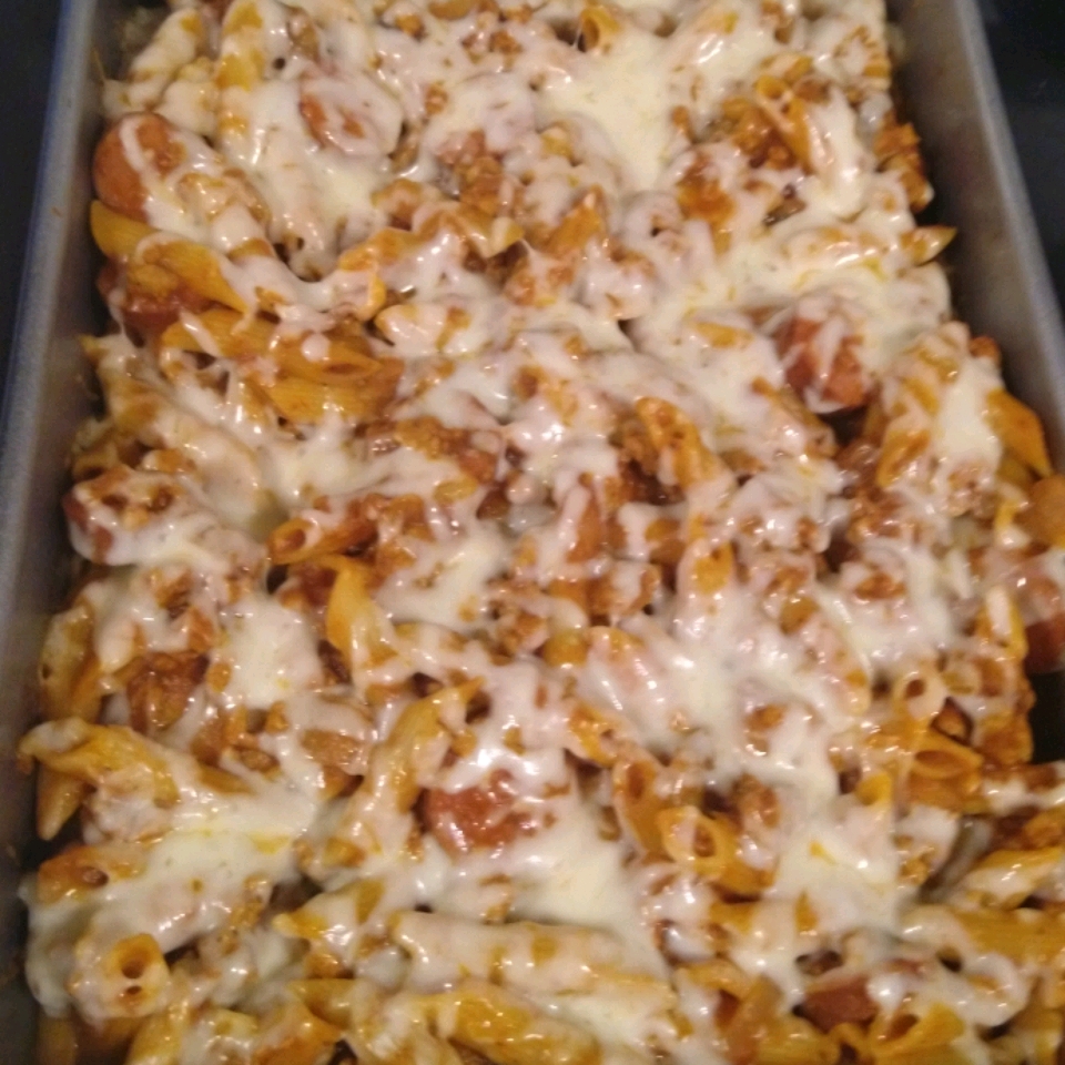 Baked Penne with Italian Sausage 