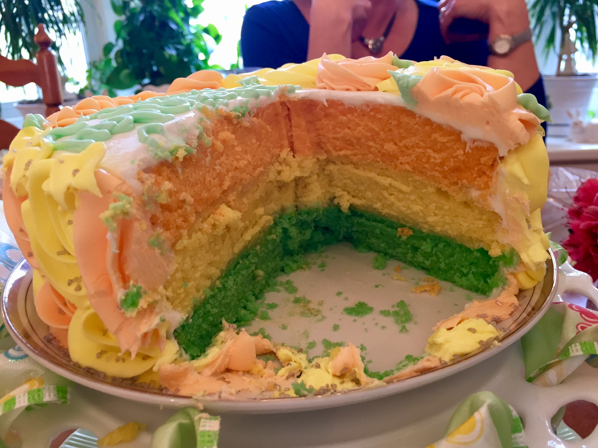 Rainbow Citrus Cake 