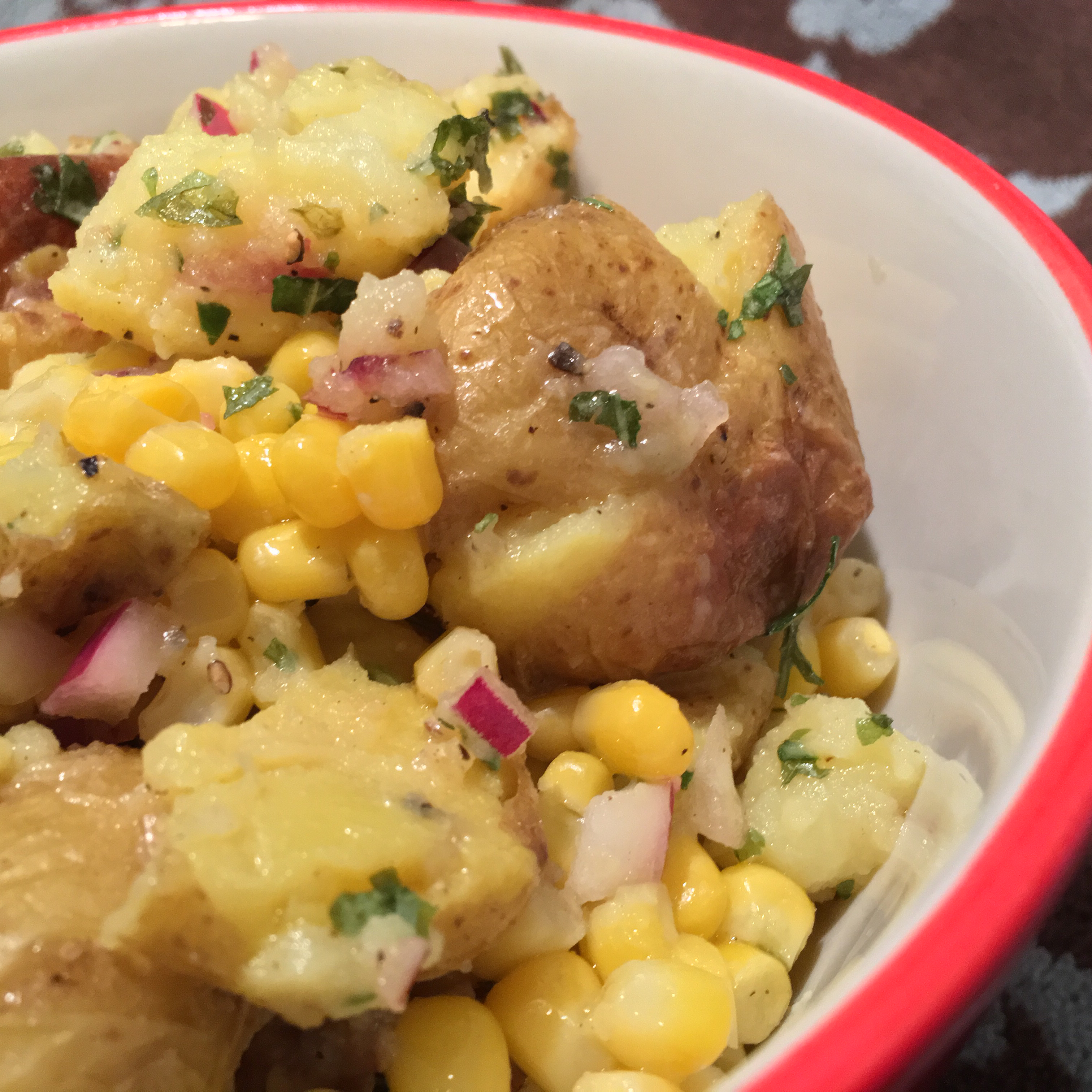 Corn & Potato Salad 