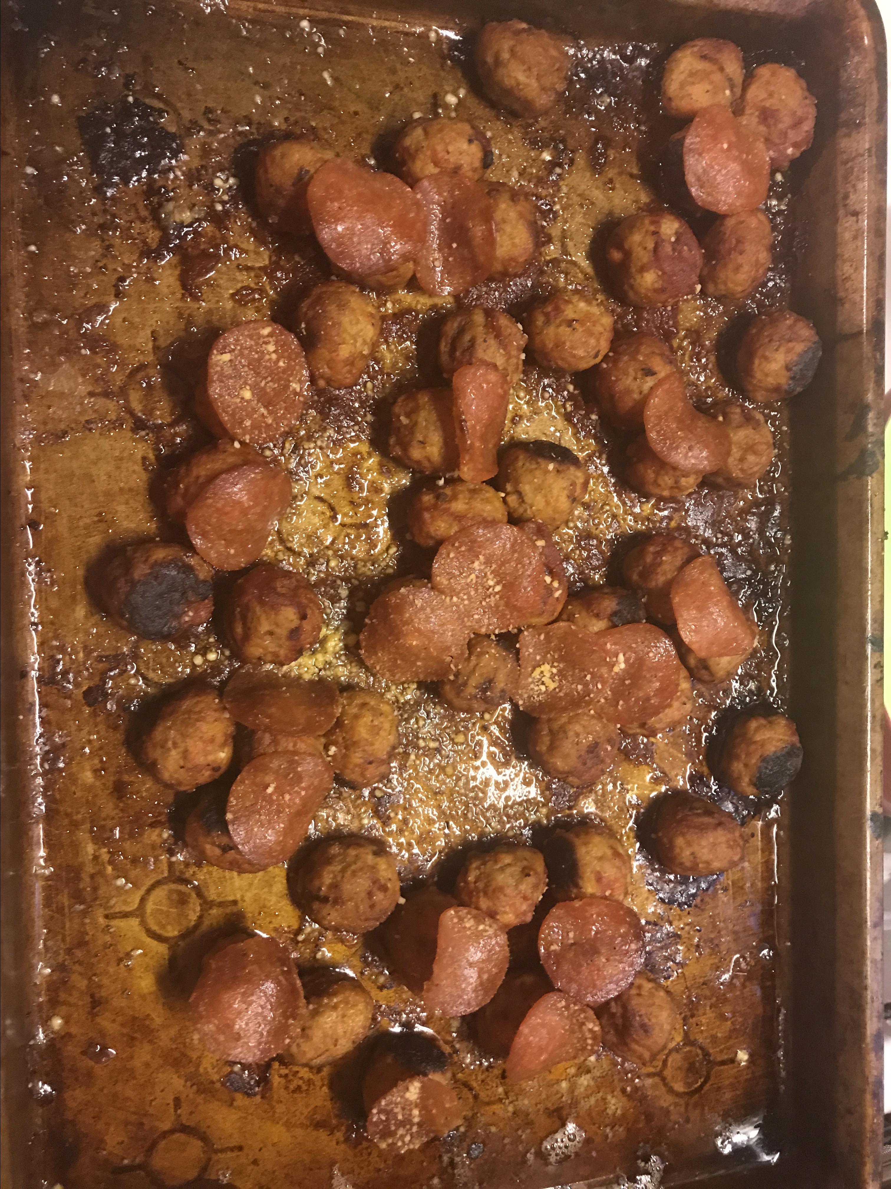 Three-Meat Italian Meatballs stacey